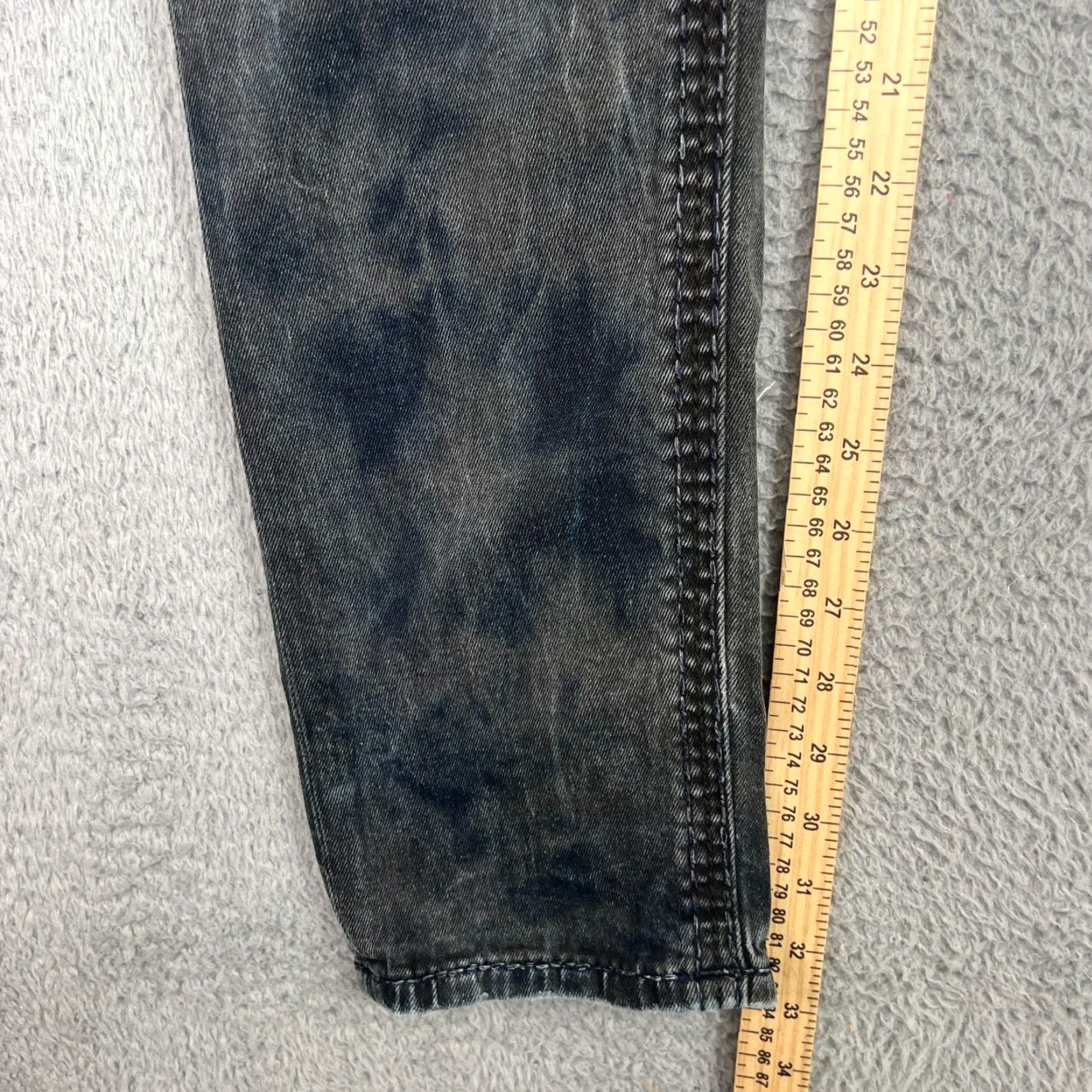 Vintage VINTAGE Rock Revival Mens Biker Jeans Size 32 Regular Fit 34x33 Blue Denim Motorcycle Size US 32 / EU 48 - 2 Thumbnail