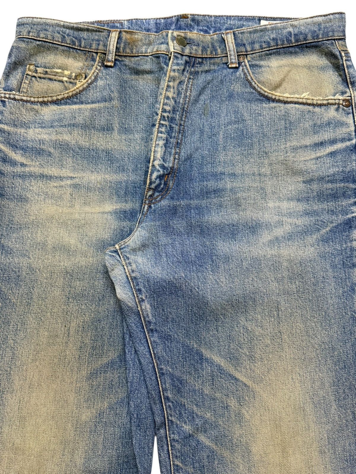 Big John Vintage Big John Blue Mud Wash Faded Clawmark Wide Leg Baggy Size US 36 / EU 52 - 4 Thumbnail