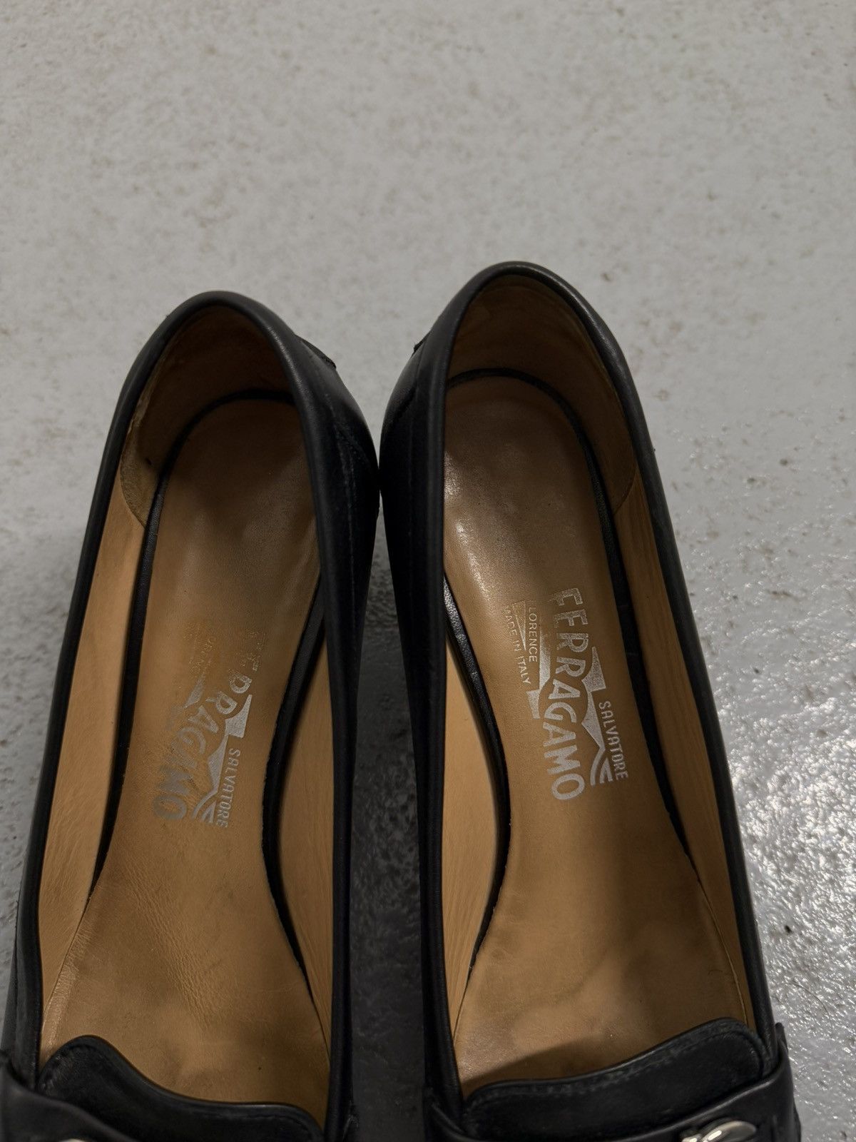 Salvatore Ferragamo Vintage Salvatore Ferragamo Leather Heels Size US 9 / IT 39 - 4 Thumbnail