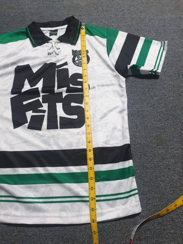 Misfits Misfits white green streetwear jersey Size US M / EU 48-50 / 2 - 6 Thumbnail