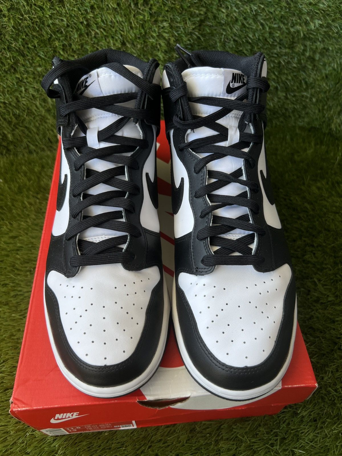 Nike Nike Dunk High Black White Panda Size US 11.5 / EU 44-45 - 5 Thumbnail