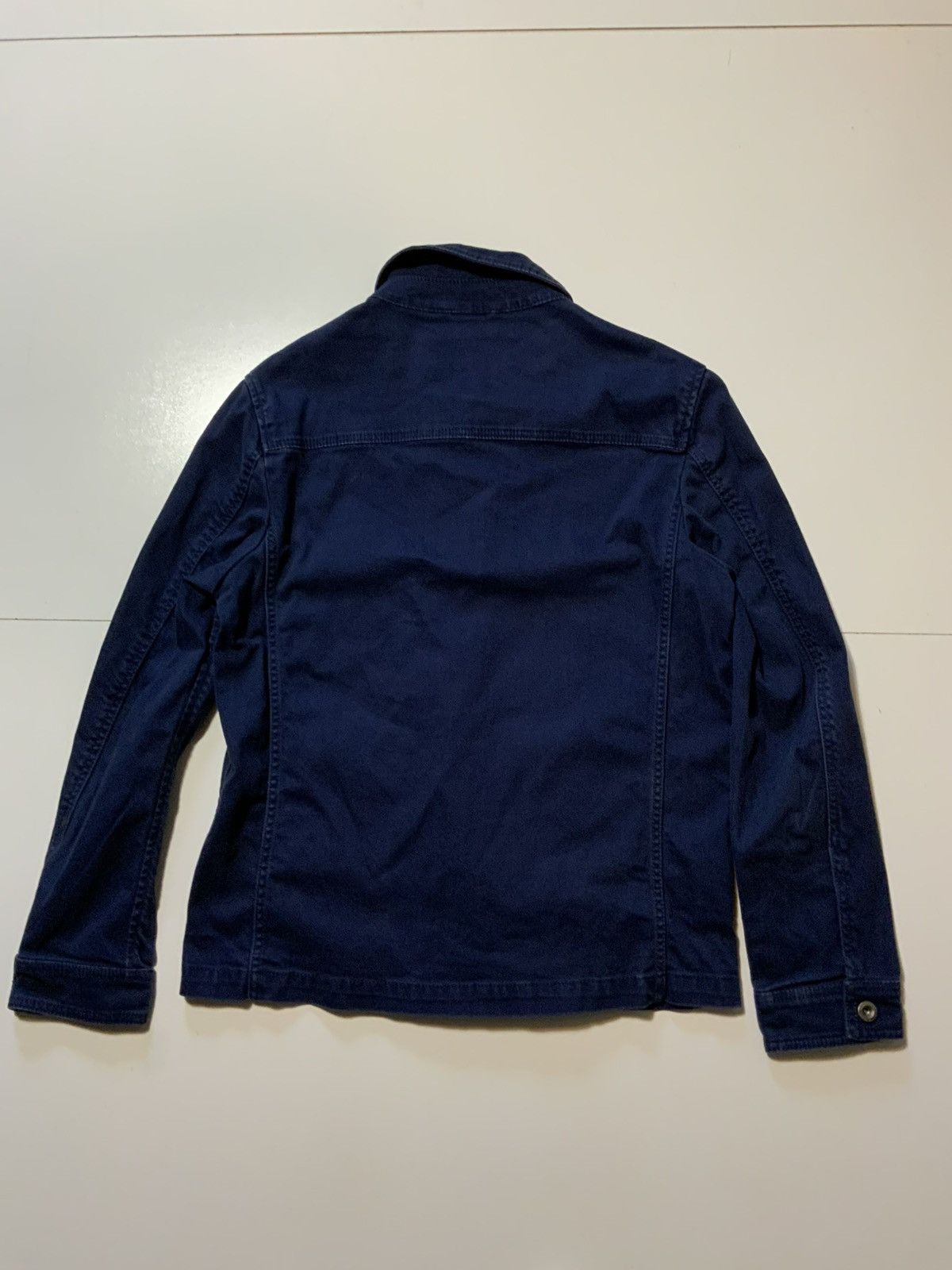 Zara Zara Man Slow Wear 74 Ready Navy Workwear Overshirt Jacket Size US S / EU 44-46 / 1 - 2 Thumbnail