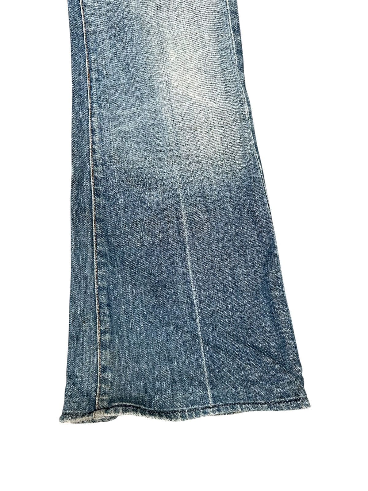 7 For All Mankind 7 For All Minkind Faded Washed Flare Jeans Size US 27 - 4 Thumbnail