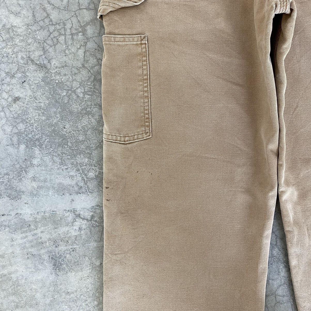 Carhartt Vintage Carhartt Blanket Lined Faded Dirty Carpenter Pants Size US 31 - 23 Thumbnail
