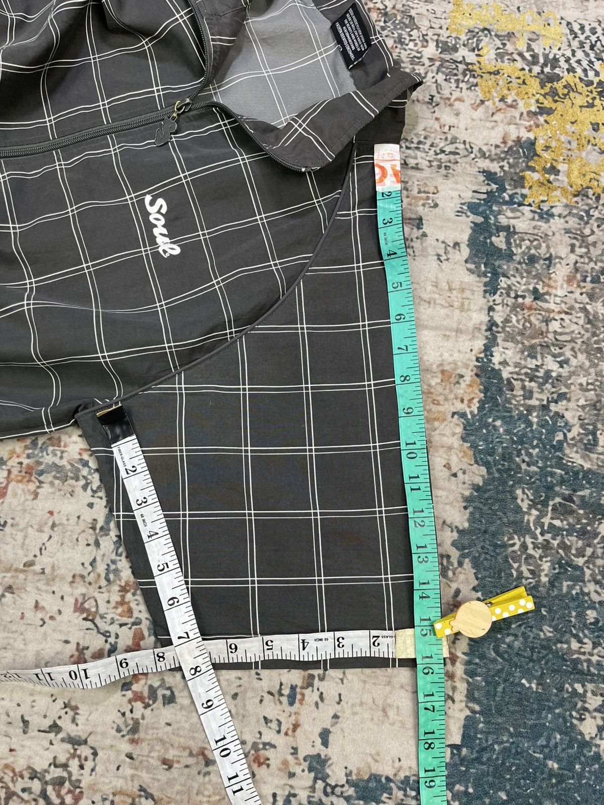 Southpole Soul Checkered Zip Up Open Collar Over Shirt Size US L / EU 52-54 / 3 - 10 Thumbnail