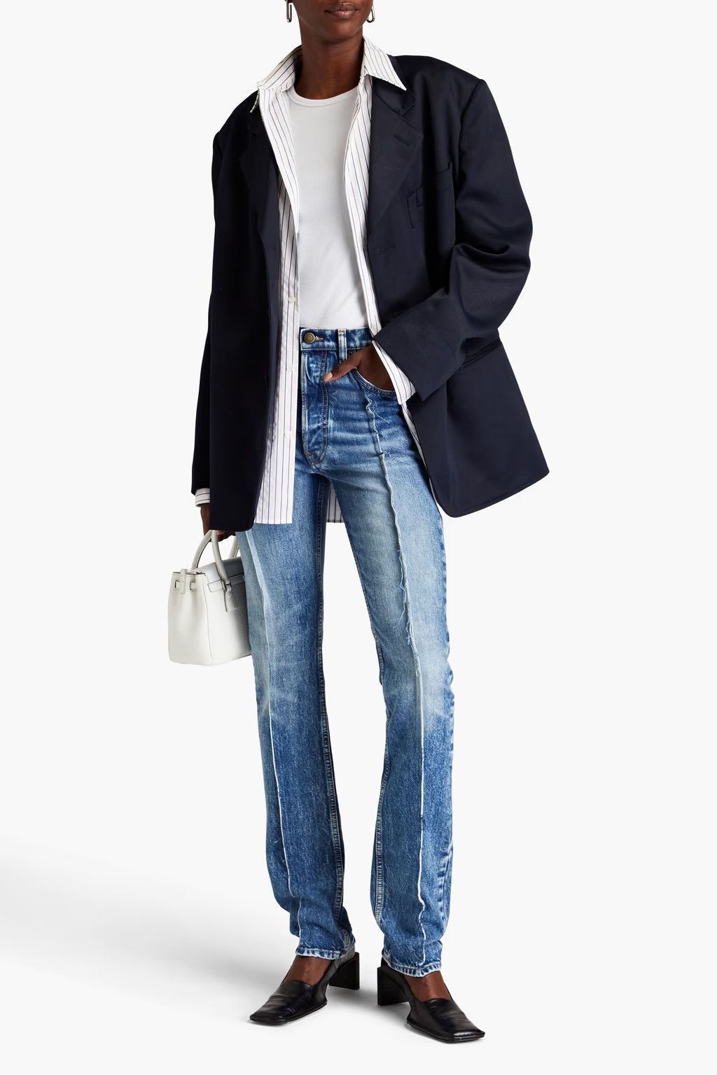 Maison Margiela o1y0625 Denim Pant in Blue Size 25" / US 0 / IT 36 - 2 Thumbnail