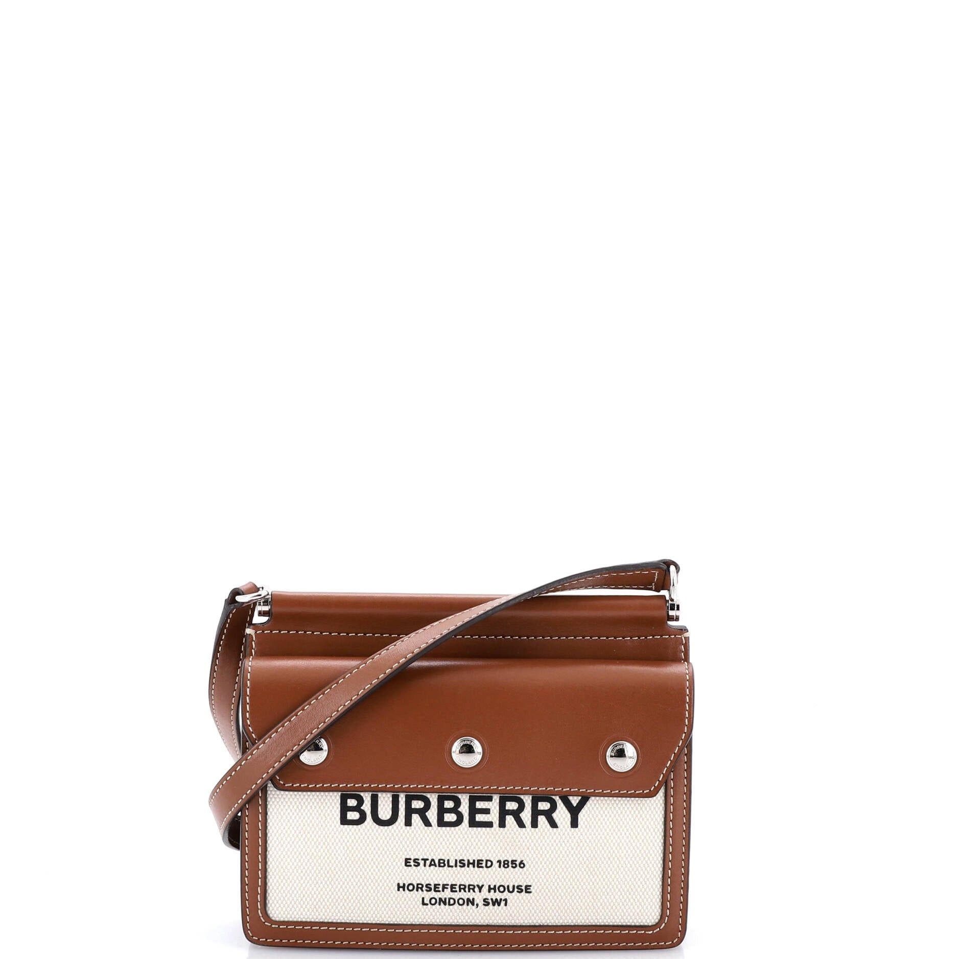 Burberry Logo Title Pocket Crossbody Bag Size ONE SIZE - 1 Thumbnail