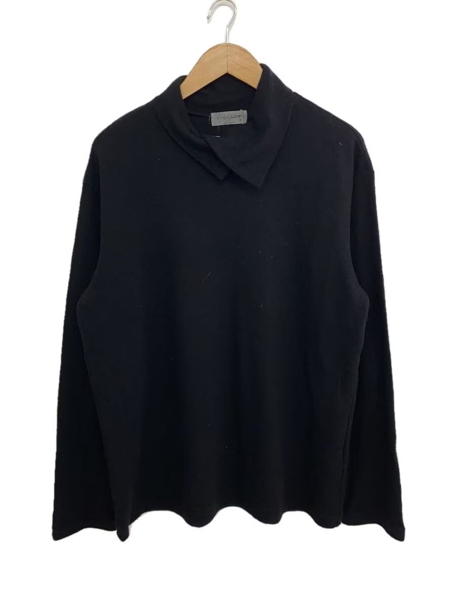 Yohji Yamamoto Layered Collar Wool Knit Sweater Size US L / EU 52-54 / 3 - 1 Thumbnail