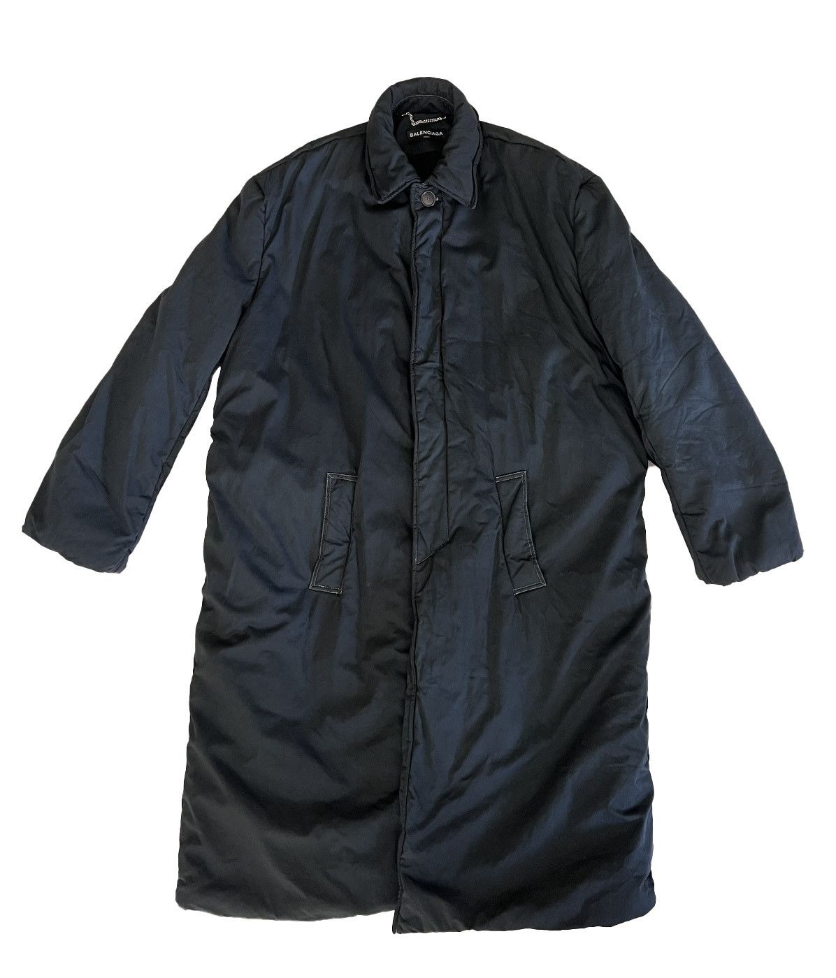 Balenciaga Balenciaga FW17 Padded Trench Coat Size US L / EU 52-54 / 3 - 1 Thumbnail