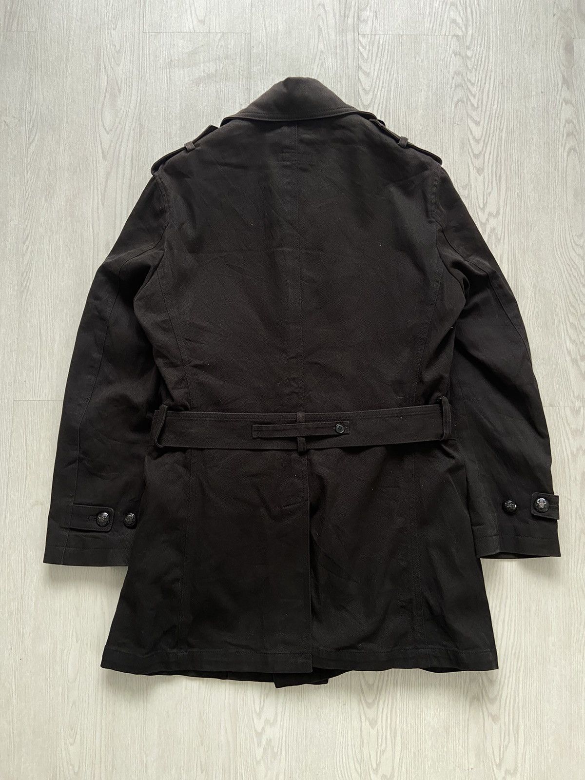Boy London × Katharine Hamnett London Vintage 1990’s Katharine Hamnett Military Trench Belt Jacket Size US L / EU 52-54 / 3 - 7 Thumbnail