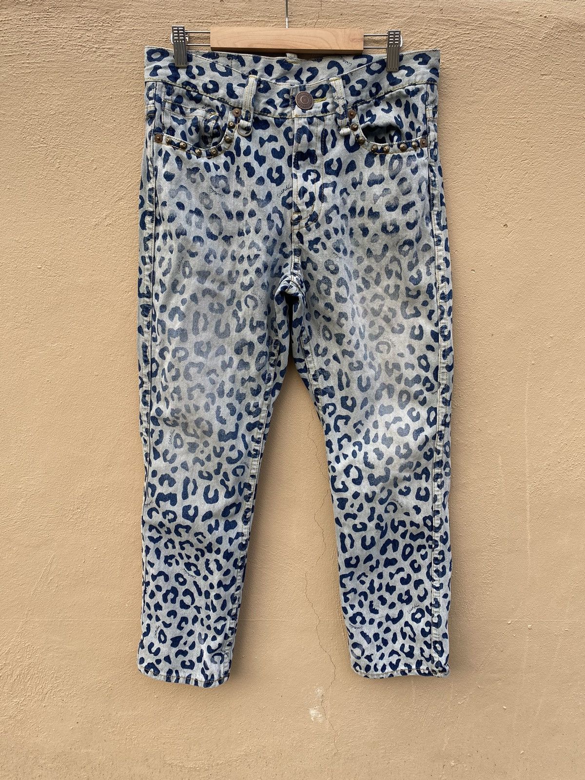 Hysteric Glamour × Japanese Brand Co&Lu Leopard Camo Jeans Size US 32 / EU 48 - 1 Thumbnail