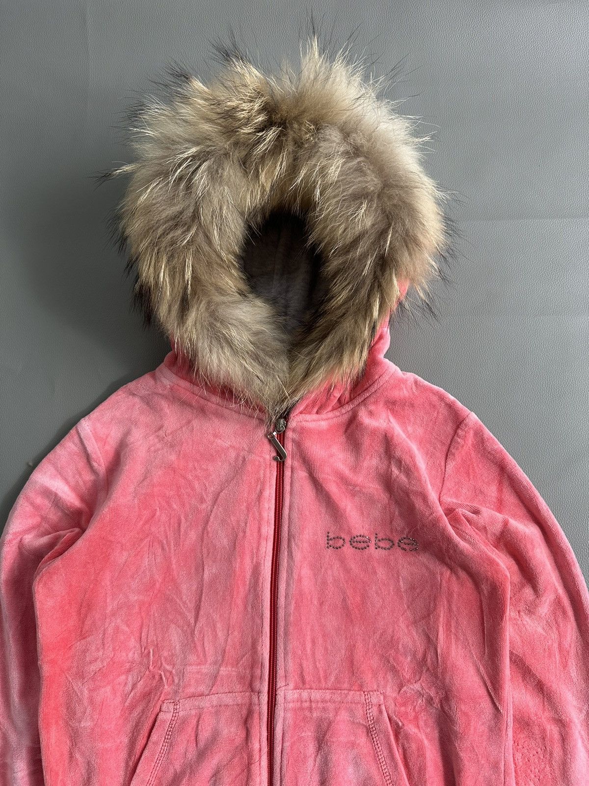 Japanese Brand LIKE A VELVET BEBE GLITTER FUR ZIP HOODIE IFSIX LGB STYLE Size S / US 4 / IT 40 - 3 Thumbnail