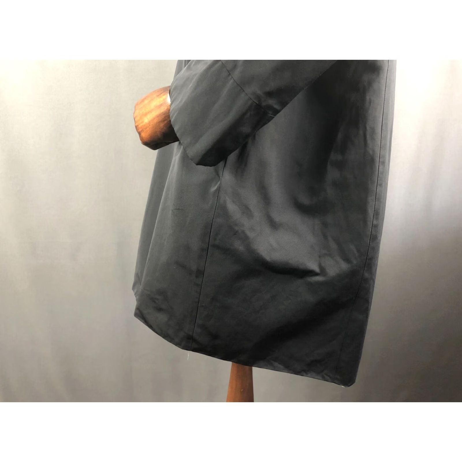 Max Mara 'S Max Mara Trench Coat Size 14 Black Snap Down Polyester Women Size XL / US 12-14 / IT 48-50 - 7 Thumbnail