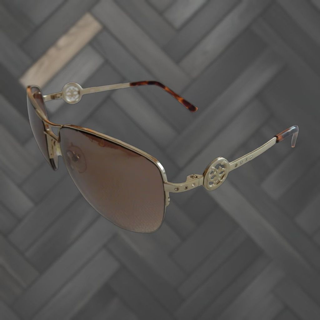 Guess GUESS Sunglasses Women's Gold Frame 62[]14 120 6493 (S/M) 62-14-120 Size ONE SIZE - 1 Thumbnail