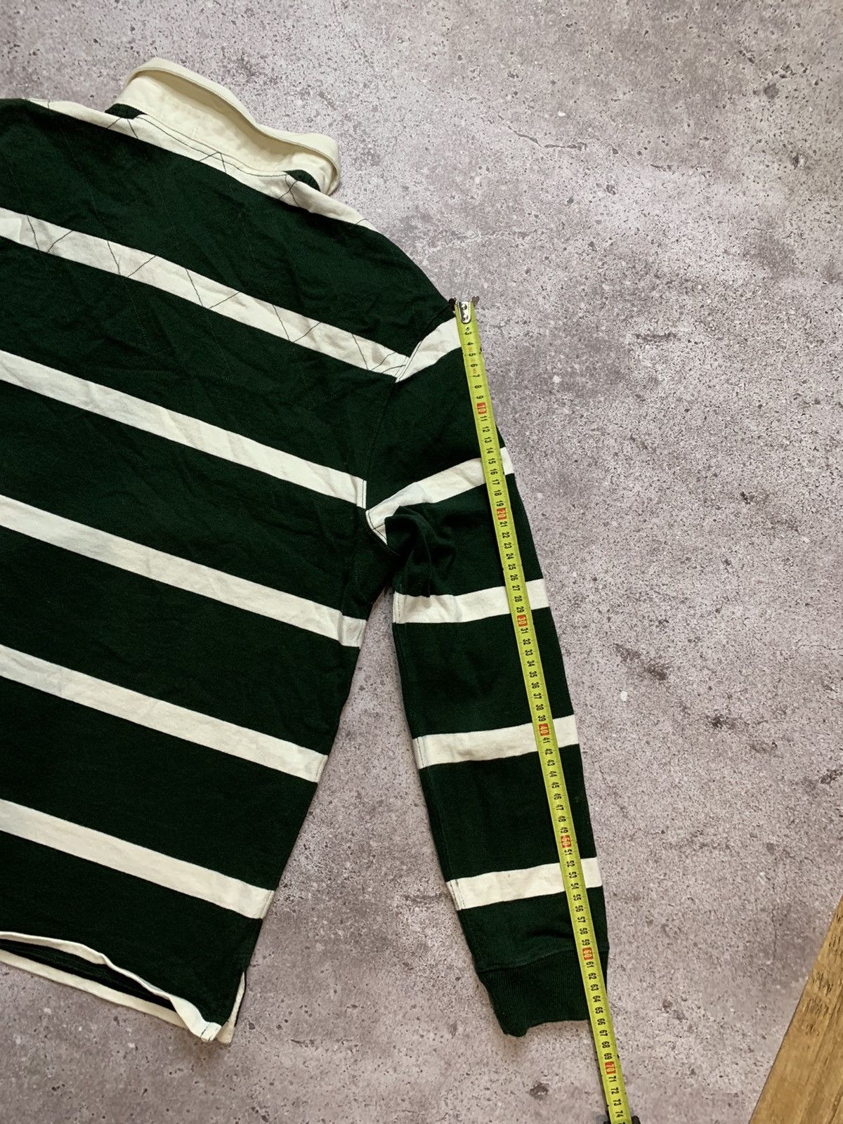 Polo Ralph Lauren × Rugby Ralph Lauren × Vintage Vintage Striped LongSleeve Rugby Polo Ralph Lauren Size US XL / EU 56 / 4 - 11 Thumbnail