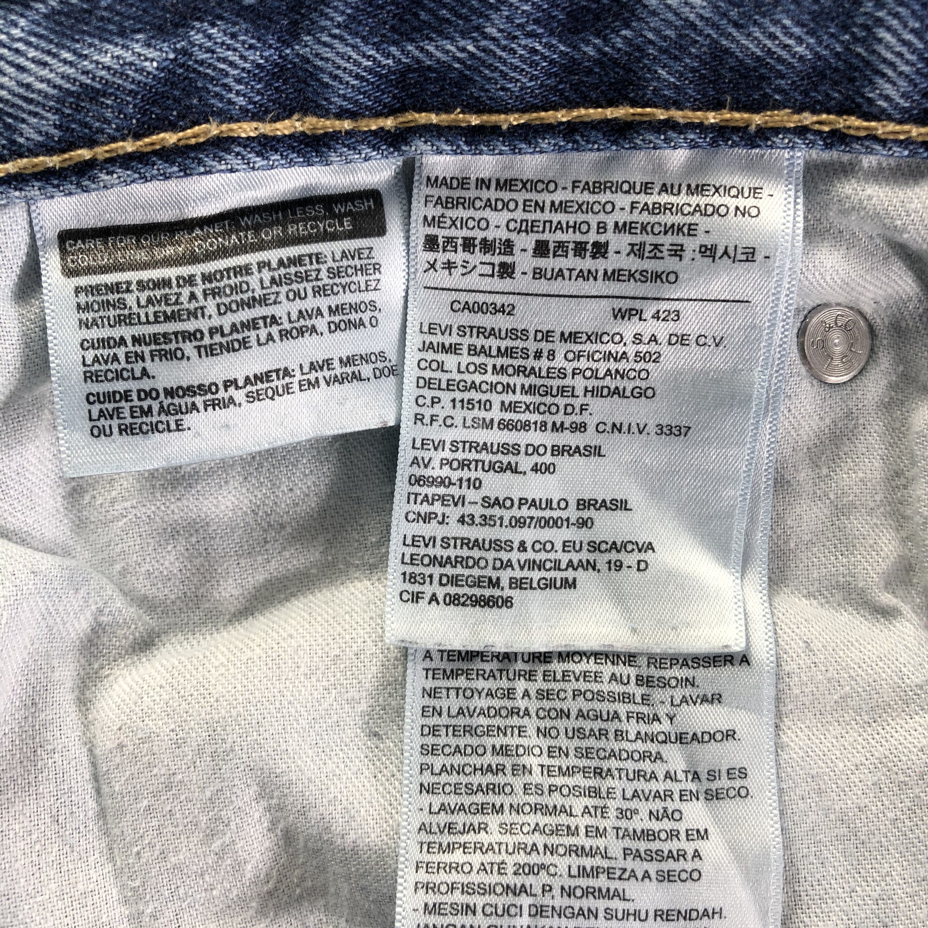Levi's Vintage Blue Wash Levis 569 Jeans-J3501 Size US 39 - 10 Thumbnail