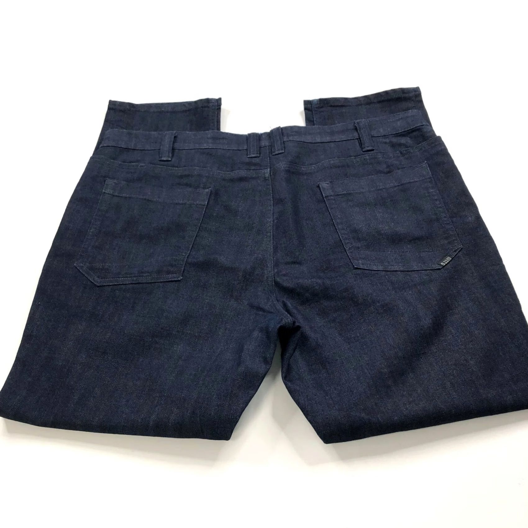 Vintage 5.11 Tactical Jeans Denim Blue 40x30 Regular Waist 42 Inseam Mid Rise Stretch 5-Pocket Belt Loops Zipper Button Men Size US 40 / EU 56 - 2 Thumbnail