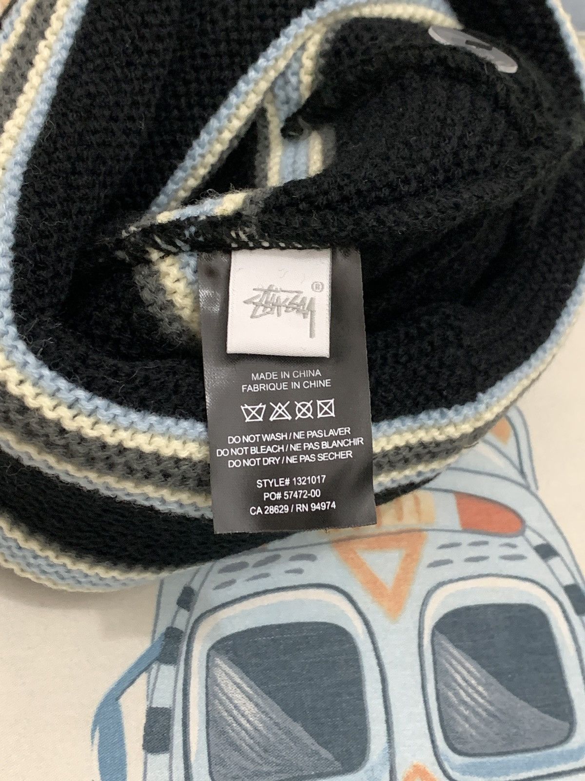Stussy Stussy beanie Sport Triple Stripe cuff Size ONE SIZE - 4 Thumbnail