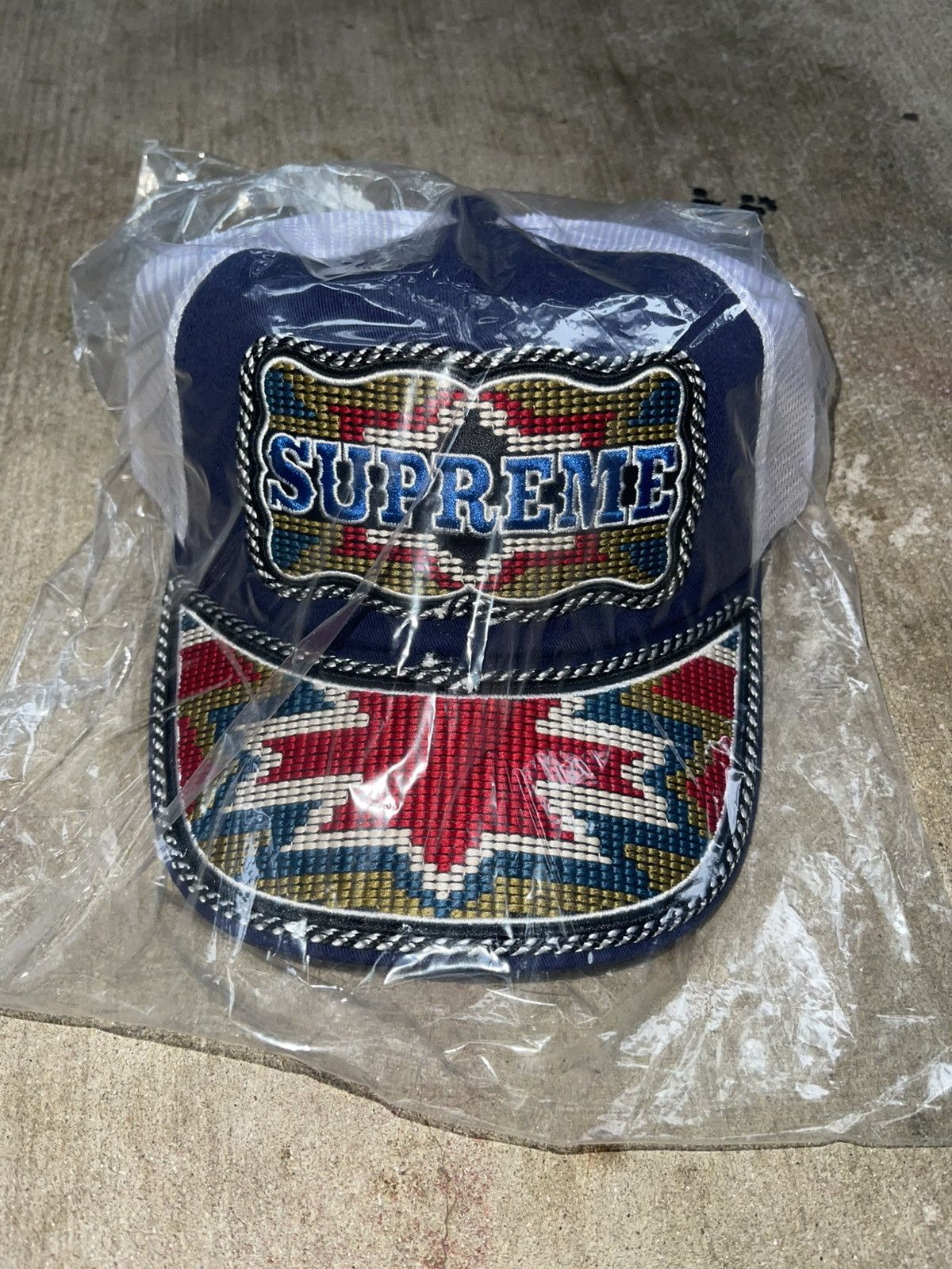 Supreme Supreme Western Mesh Back 5 Panel Cap Size ONE SIZE - 1 Thumbnail