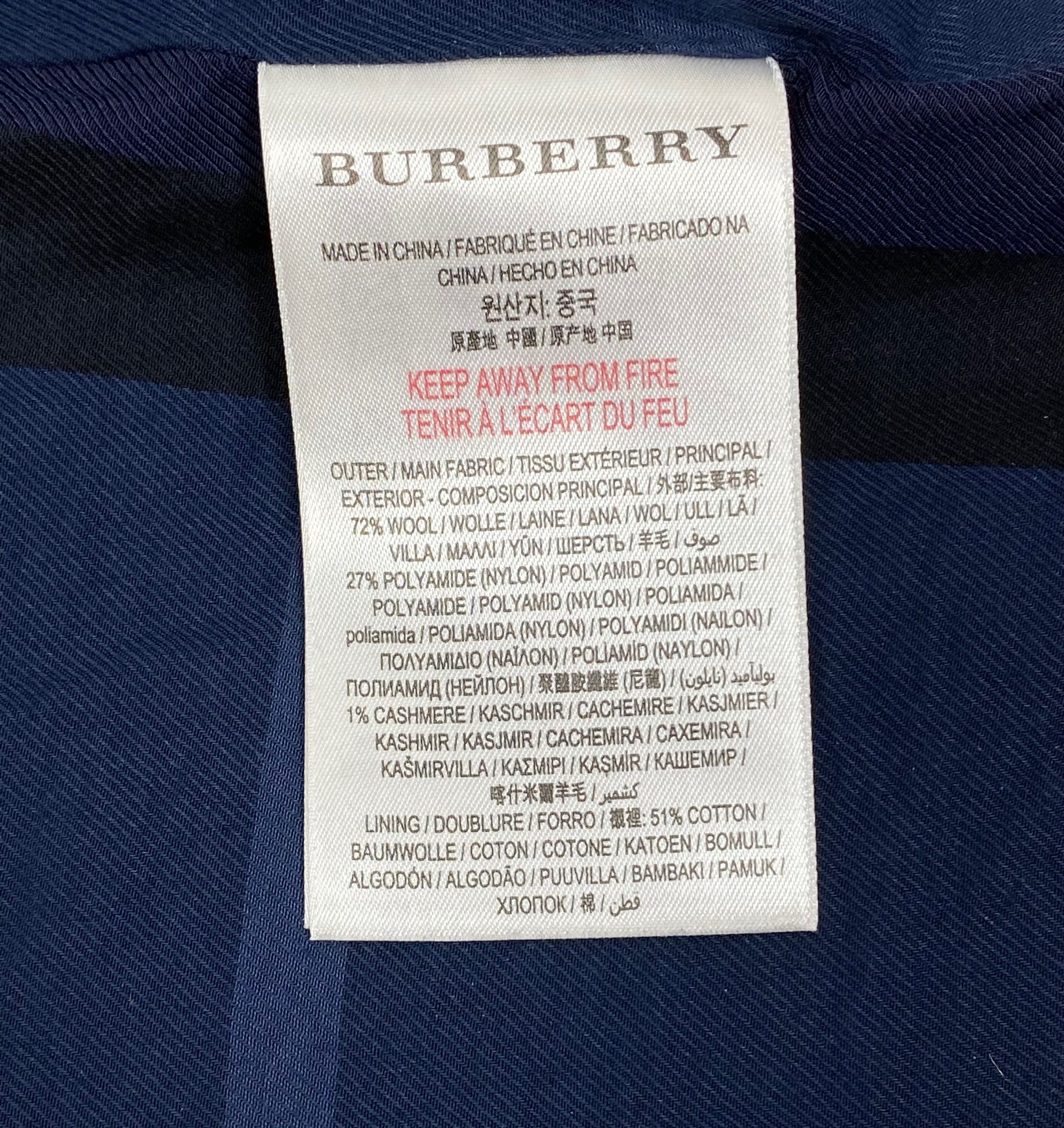 Burberry burberry coat wool size 14 anni - womens xs Size XS / US 0-2 / IT 36-38 - 14 Thumbnail
