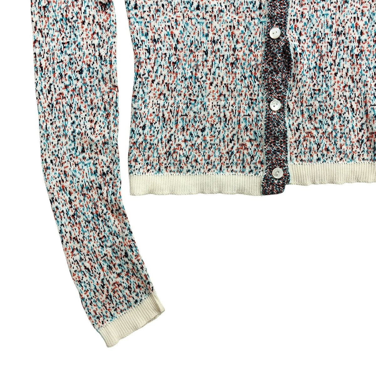 Dior Christian Dior Multicolor Speckled Knit Cardigan Luxury Size XS / US 0-2 / IT 36-38 - 9 Thumbnail