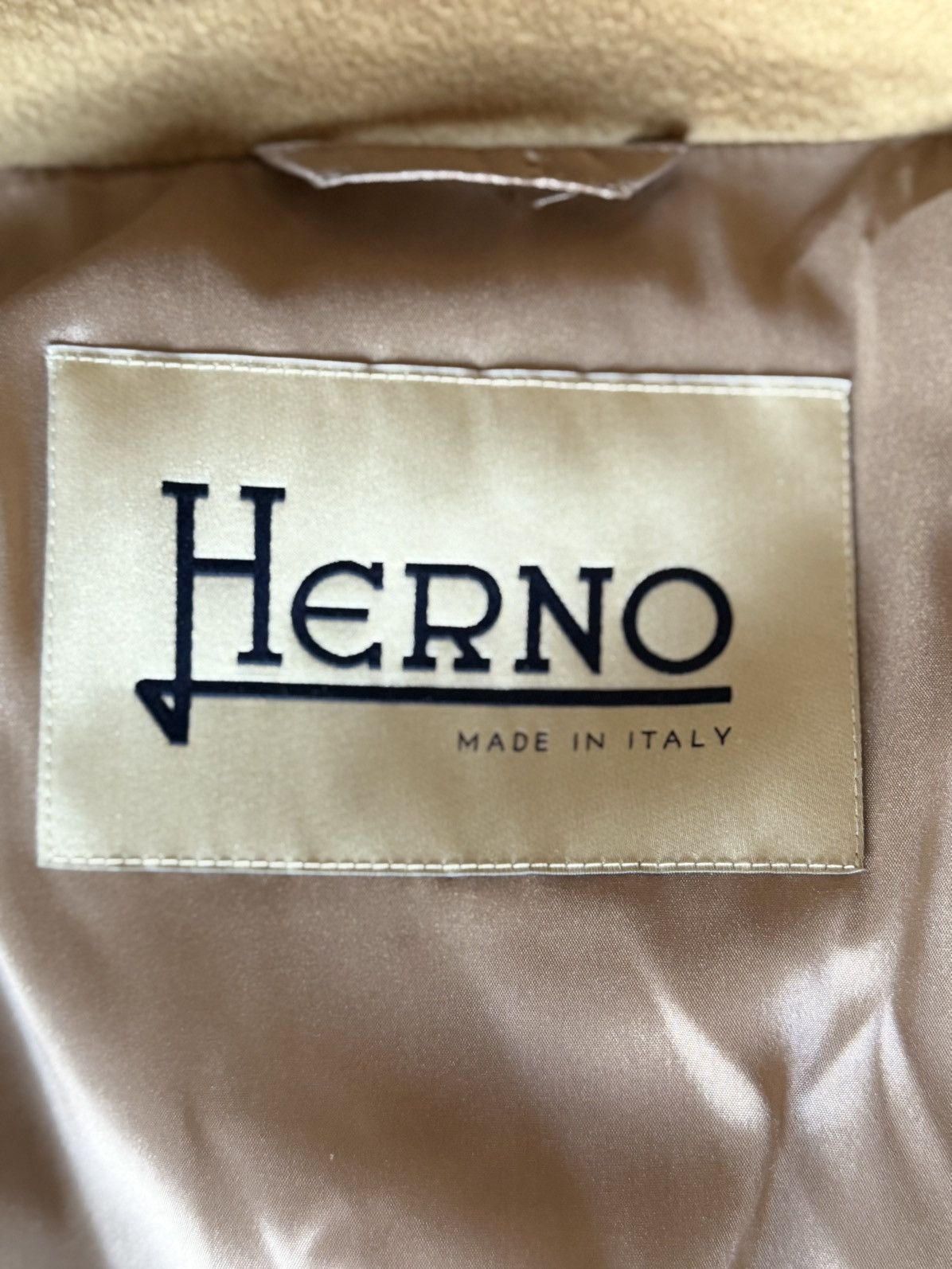 Herno Herno Women’s Wool Camel Overcoat Size 44 (Ita 🇮🇹) NWT Size M / US 6-8 / IT 42-44 - 7 Thumbnail