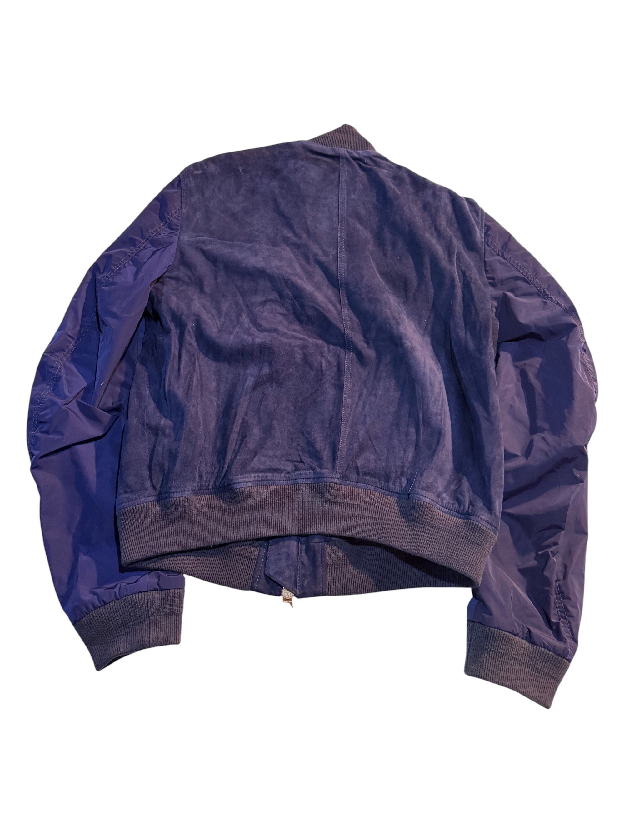 Burberry Burberry Suede Leather Bomber Jacket Size US L / EU 52-54 / 3 - 3 Thumbnail