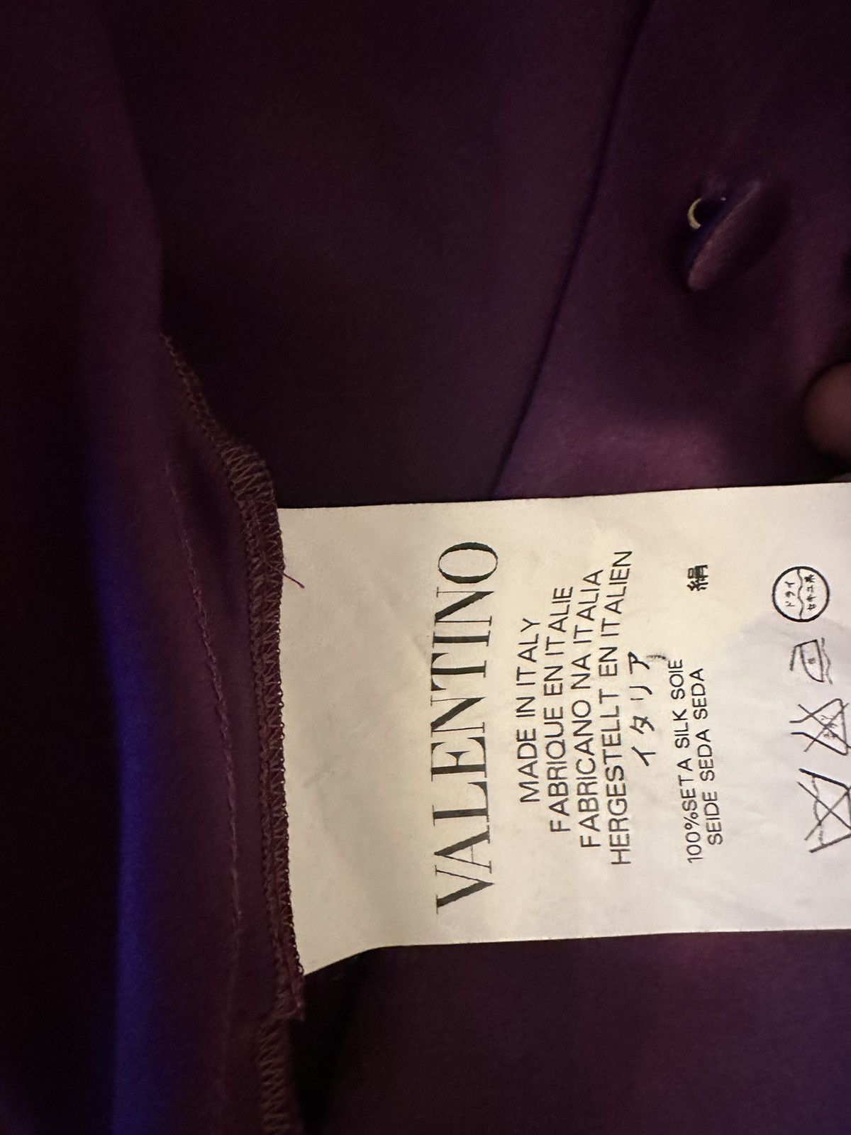 RED Valentino Silk purple RED Valentino blouse Size S / US 4 / IT 40 - 6 Thumbnail