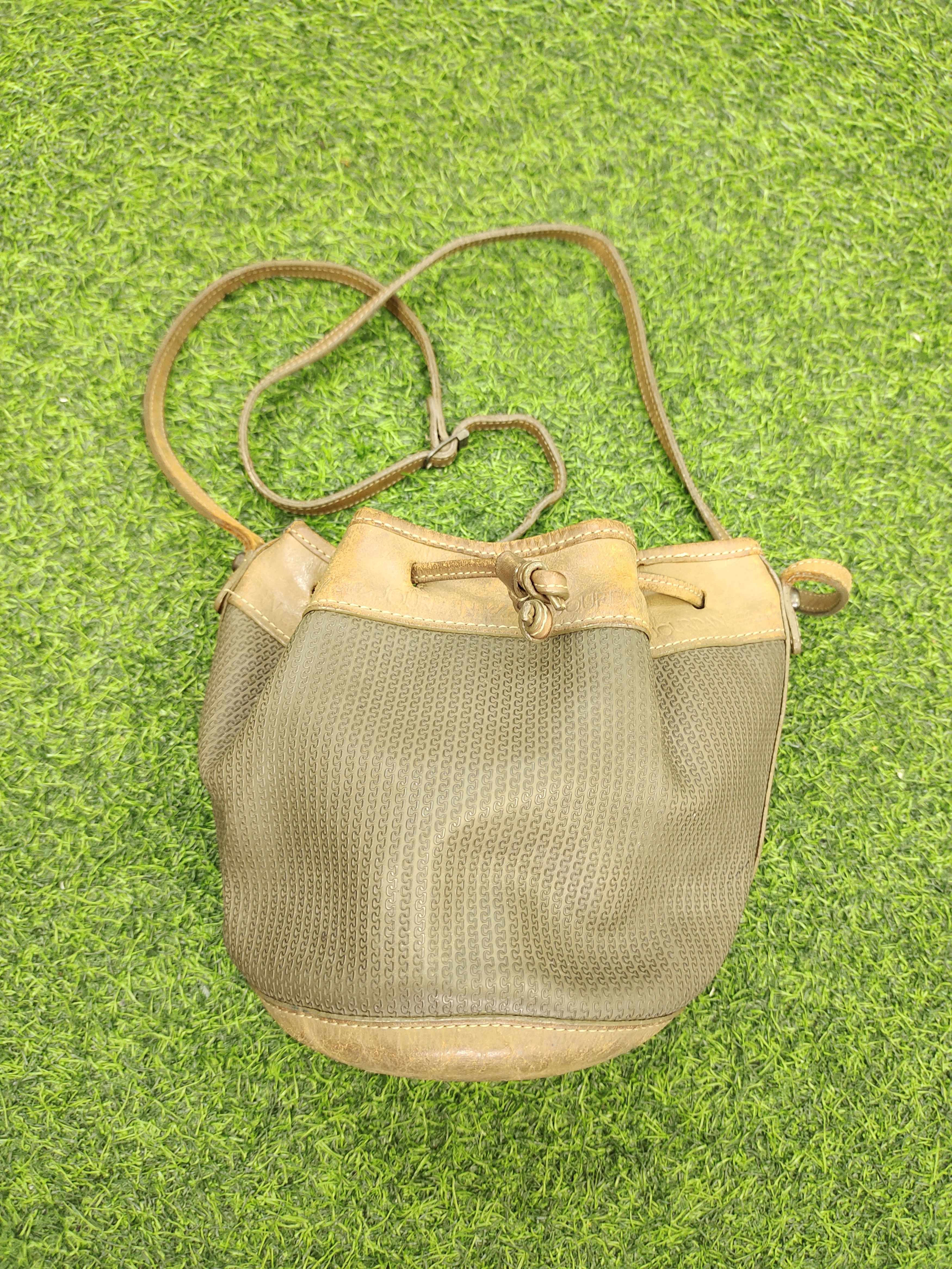 Charles Jourdan Vintage Charles Jourdan Patina Leather Bucket Mini Bag Size ONE SIZE - 4 Thumbnail