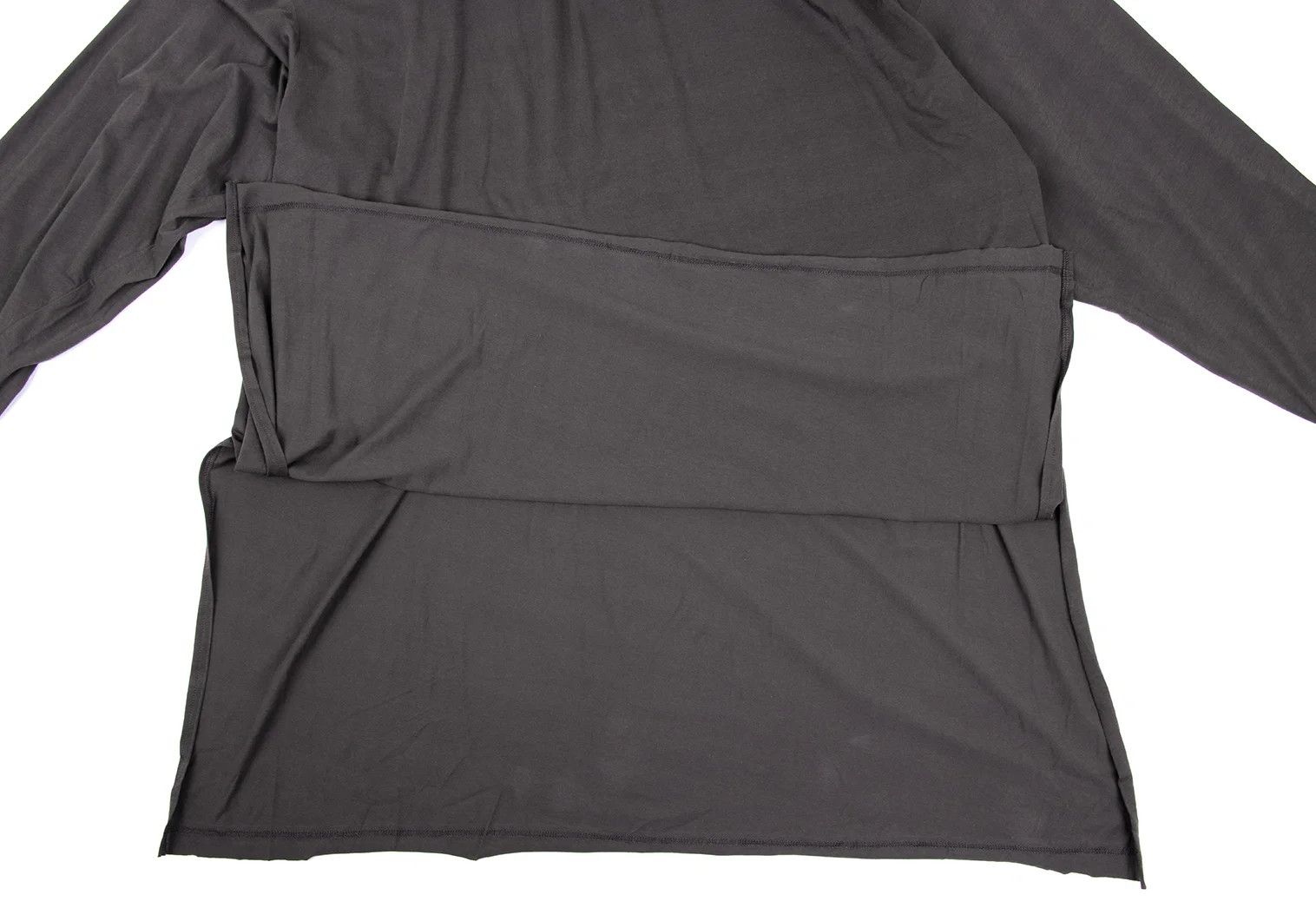 Yohji Yamamoto Yohji Yamamoto Cotton Long Cut-Sew Charcoal 3 Size US L / EU 52-54 / 3 - 7 Thumbnail