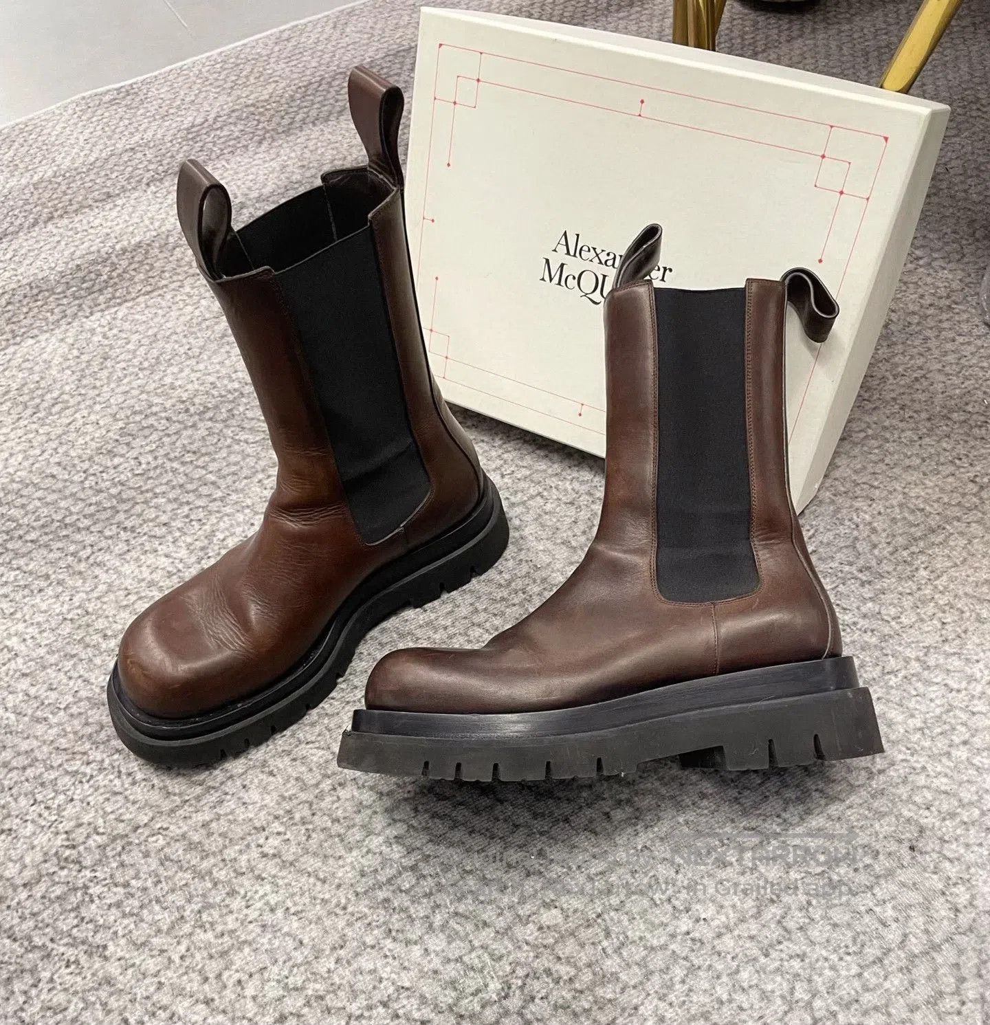Bottega Veneta Bottega Veneta Brown Thick. Size US 8.5 / IT 38.5 - 3 Thumbnail