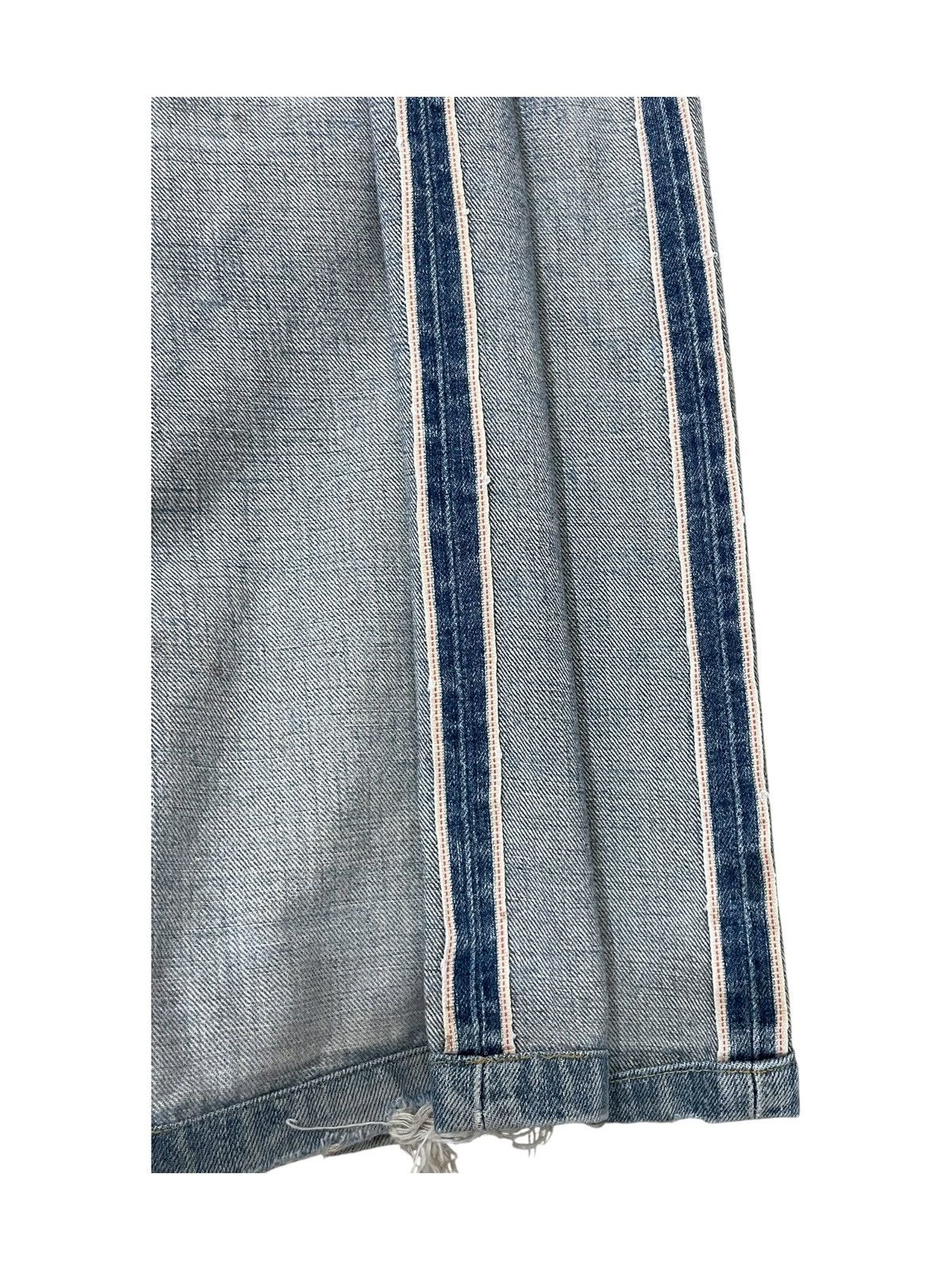 Levi's Vintage Levi's Big E 702 XX Distressed Selvedge Denim Japan Size US 33 - 5 Thumbnail