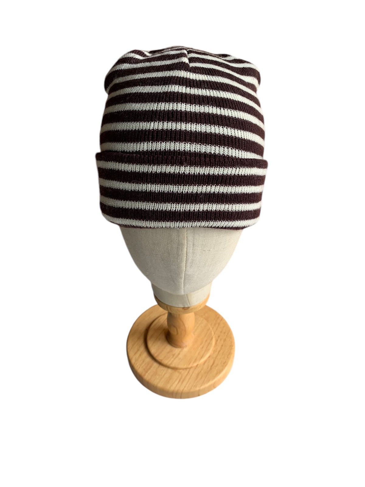 Kapital Stripe Knitted Winter Sessions Streetwear Beanie Hat Size ONE SIZE - 4 Thumbnail