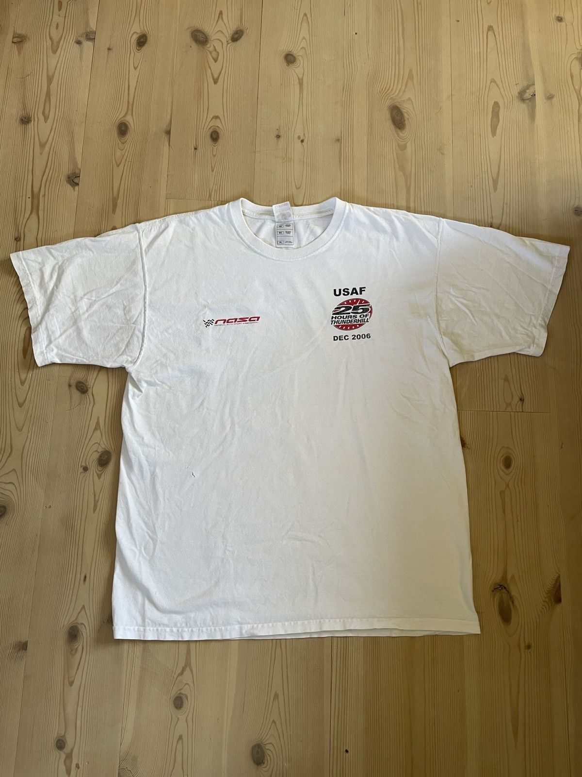 Fruit Of The Loom × Vintage USAF ”test your limits” SR-71 vintage t-shirt Size US XL / EU 56 / 4 - 1 Thumbnail