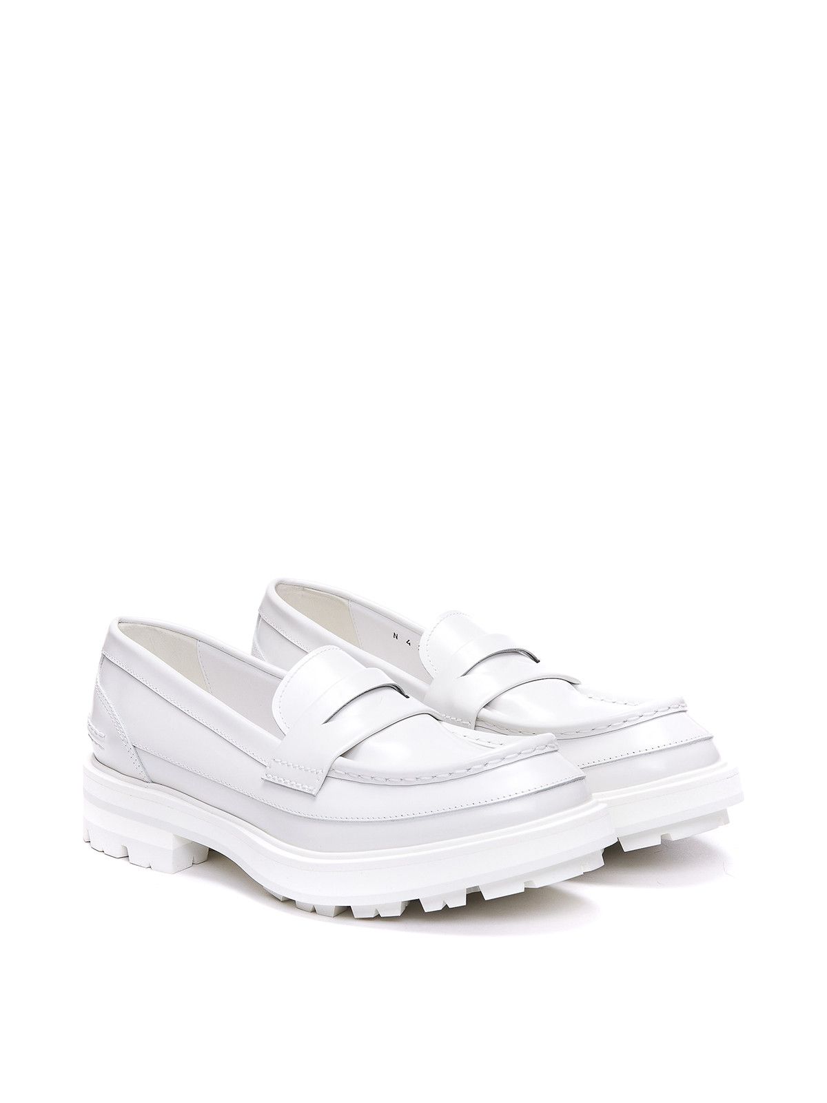 Alexander McQueen o1y1024 Loafers in Off White Size US 6 / EU 39 - 1 Thumbnail