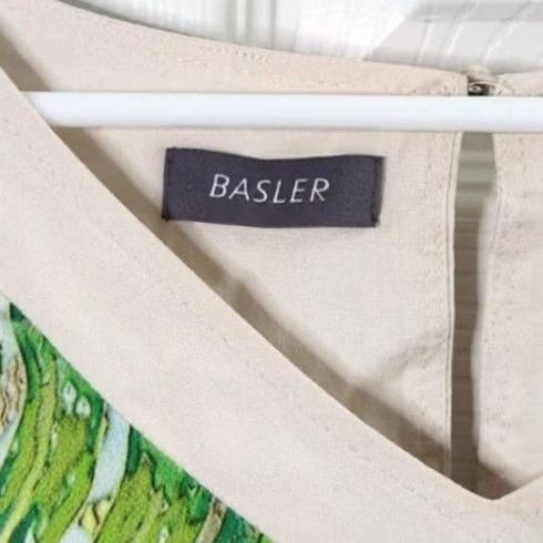 Vintage Basler Women’s Floral Shirt & Skirt Set V-Neck Top 2 Piece Size 46 Green polyester Regular Modern Outfit/Set Womens Size L / US 10 / IT 46 - 7 Thumbnail