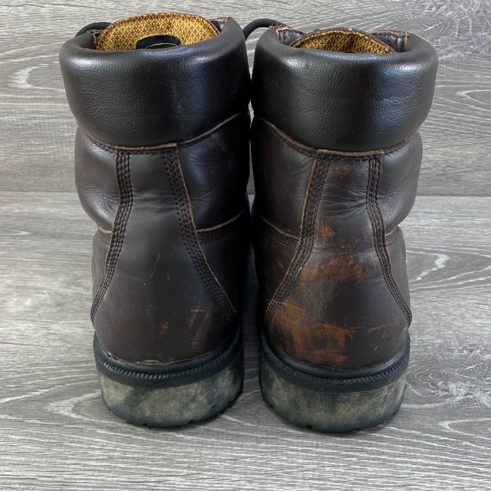 John Deere John Deere Boots Mens 13 M Brown Leather Steel Toe Lace Up Work Combat Boot Shirt Boots Mens 13 M Brown Leather Steel Toe Work/Combat Boots Mens Size US 13 / EU 46 - 6 Thumbnail