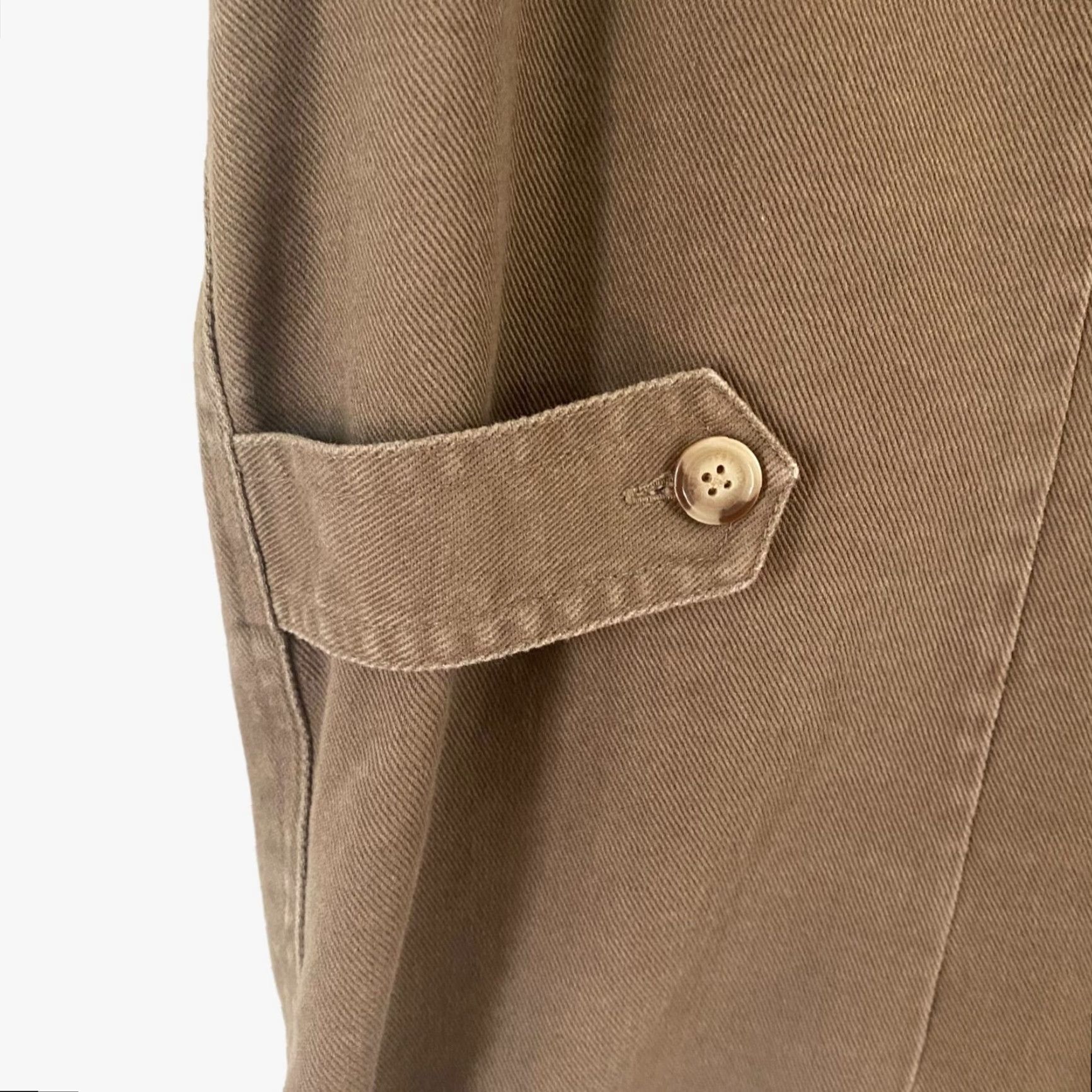 Orvis VINTAGE Orvis Cotton Twill Vest Womens Large Outdoor Hiking Fishing Sleeveless Brown Button Front Size L / US 10 / IT 46 - 7 Thumbnail