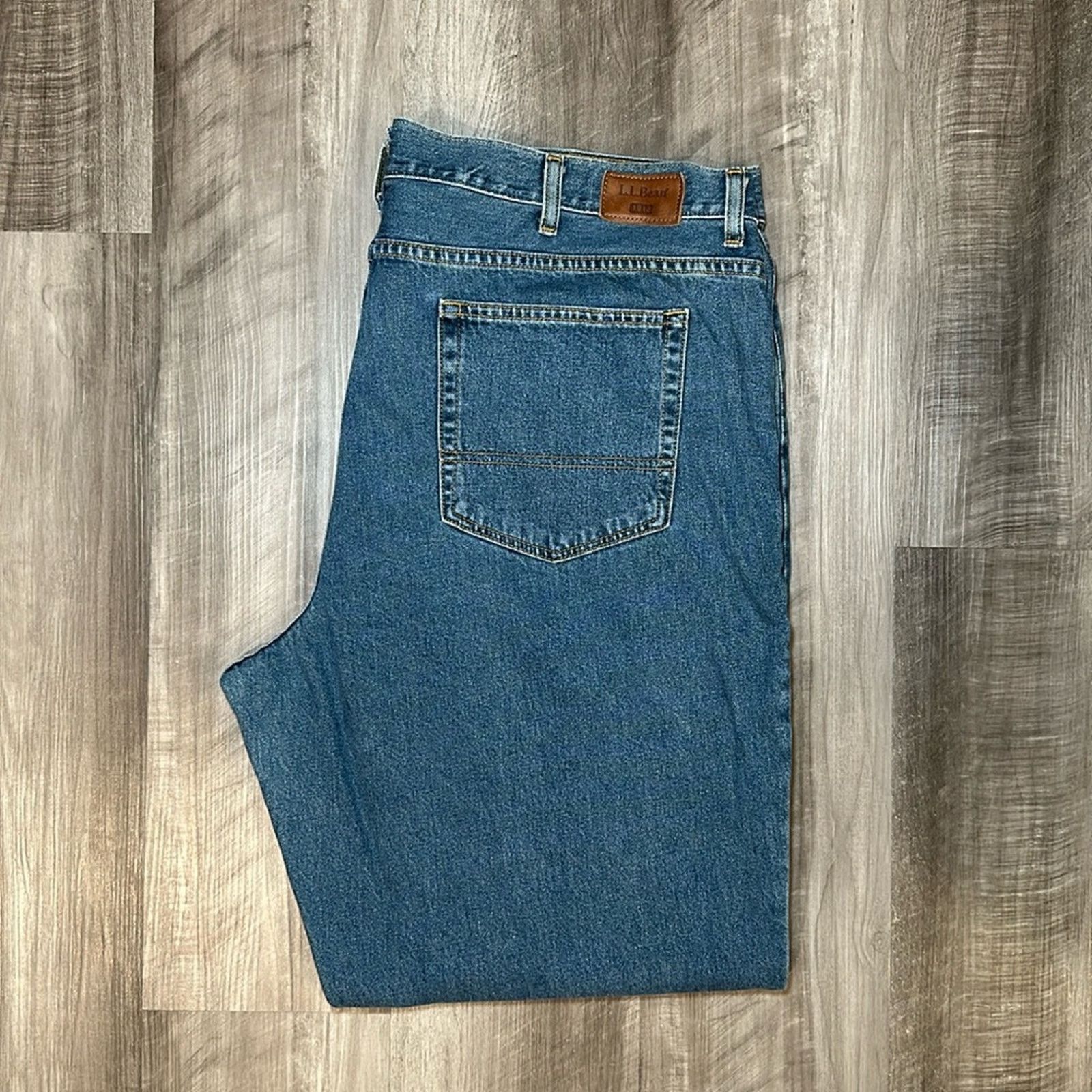 L.L. Bean L.L. Bean Straight Fit Jeans - 44x32 Size US 44 / EU 60 - 1 Thumbnail