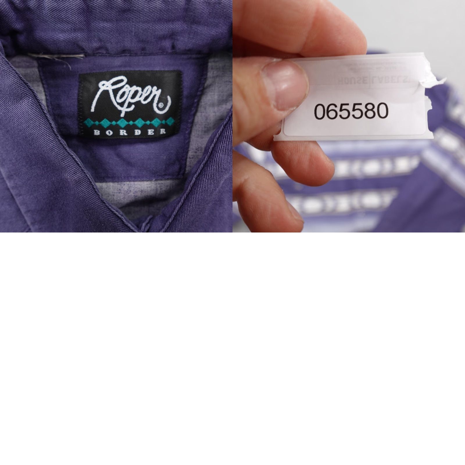 Roper VINTAGE Roper Western Shirt Mens Large Blue Aztec Stripe Pearl Snap Cowboy Rodeo Size US L / EU 52-54 / 3 - 8 Thumbnail
