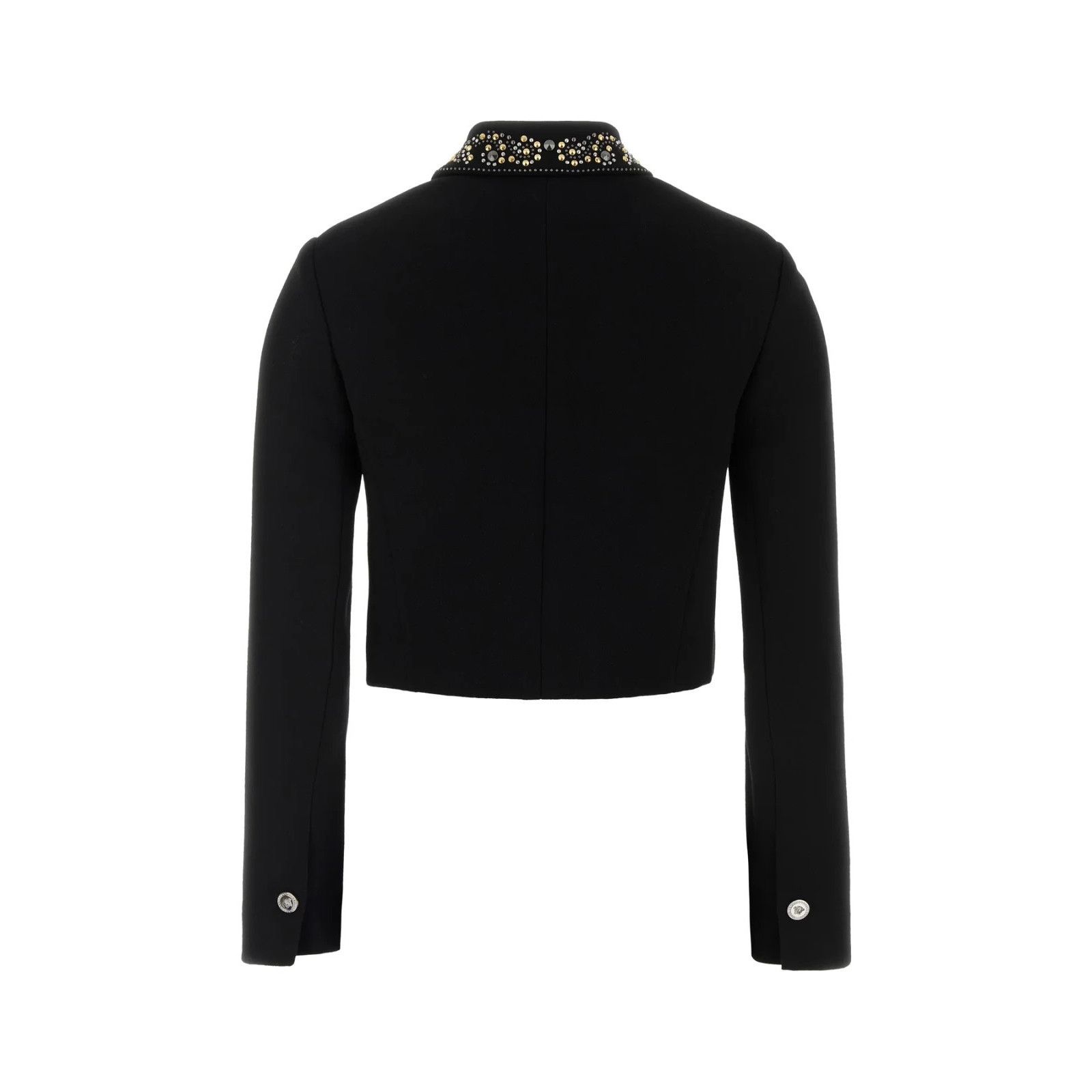 Versace VERSACE Black Wool Blazer New & Authentic (Women's size:38;) Size XS / US 0-2 / IT 36-38 - 2 Thumbnail