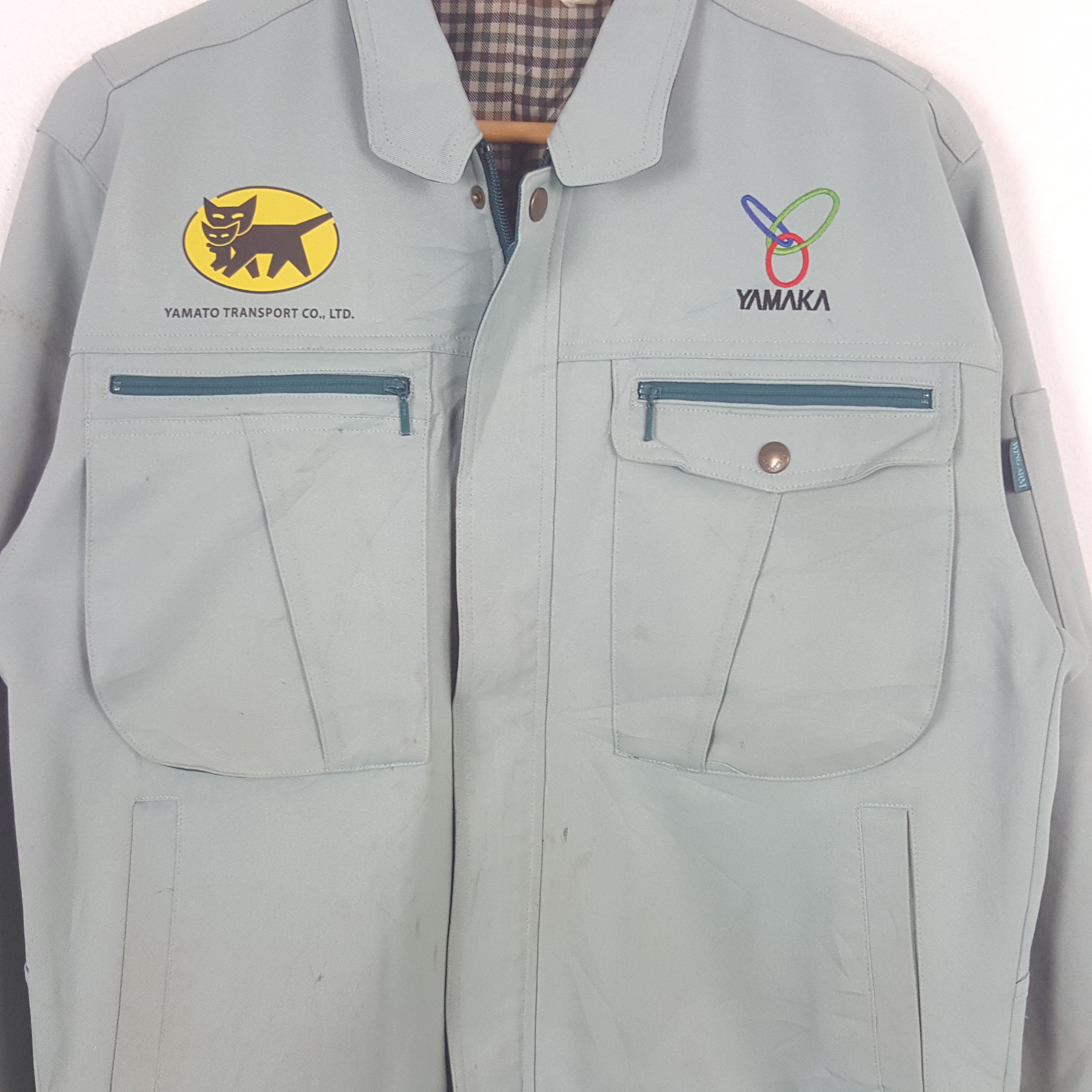 Japanese Brand × Vintage Vintage Yamato Transport Japanese Brand Jacket C288N15 Size US M / EU 48-50 / 2 - 4 Thumbnail