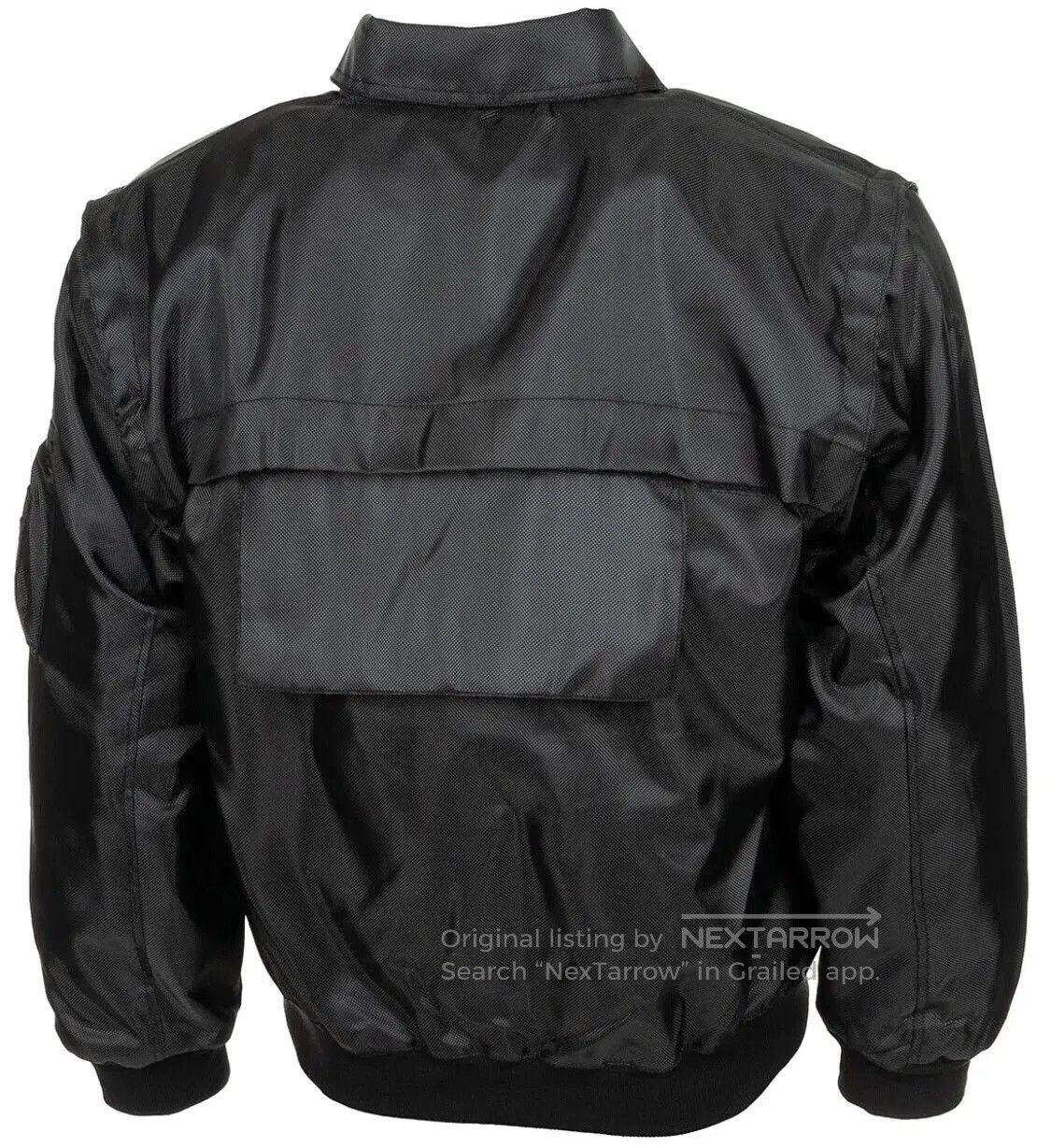 Balenciaga black security bomber jacket for men. Size US M / EU 48-50 / 2 - 2 Thumbnail