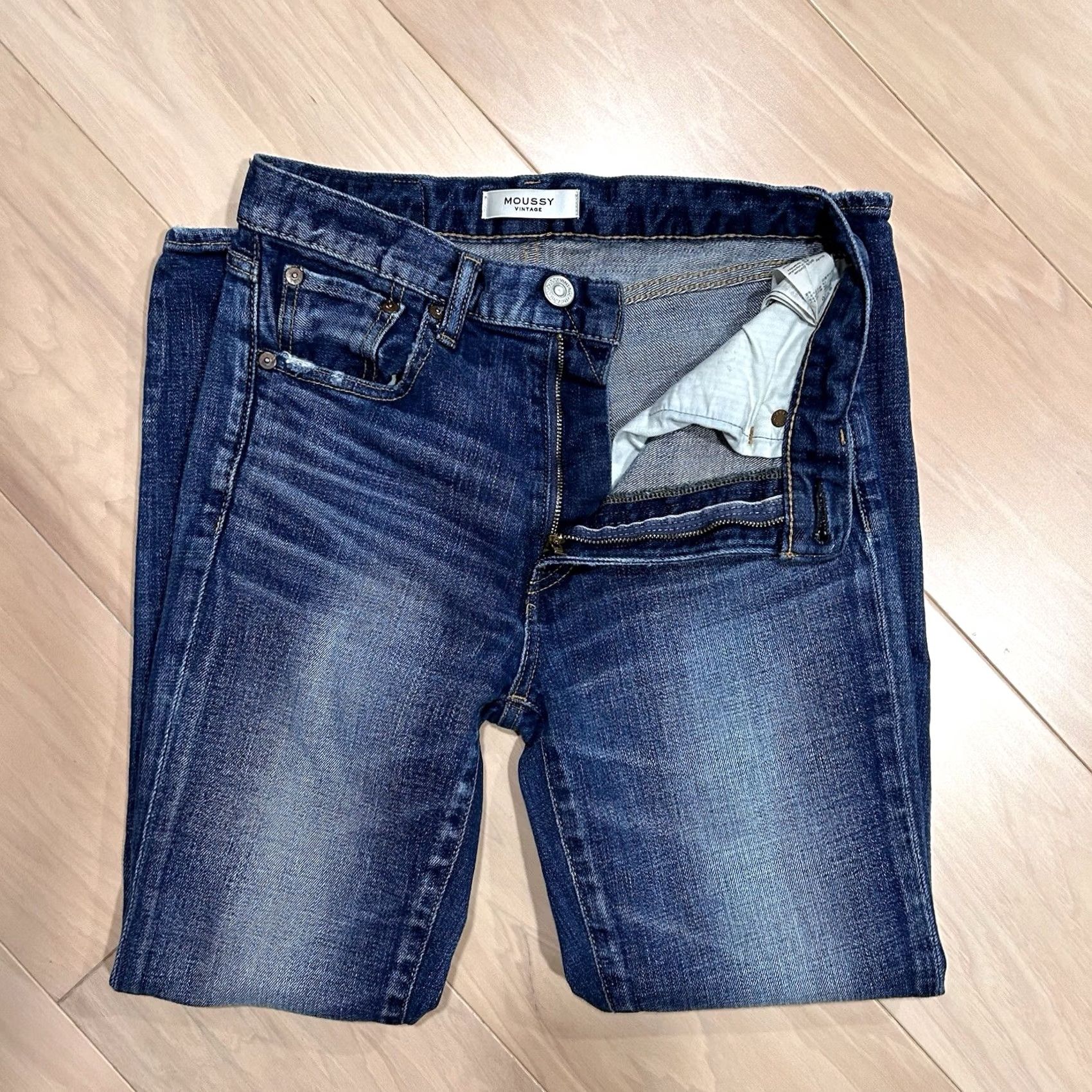 MOUSSY Moussy Vintage Cameron Skinny Blue Denim Jean Japan Made Women’s 27x27 Size 27" / US 4 / IT 40 - 4 Thumbnail