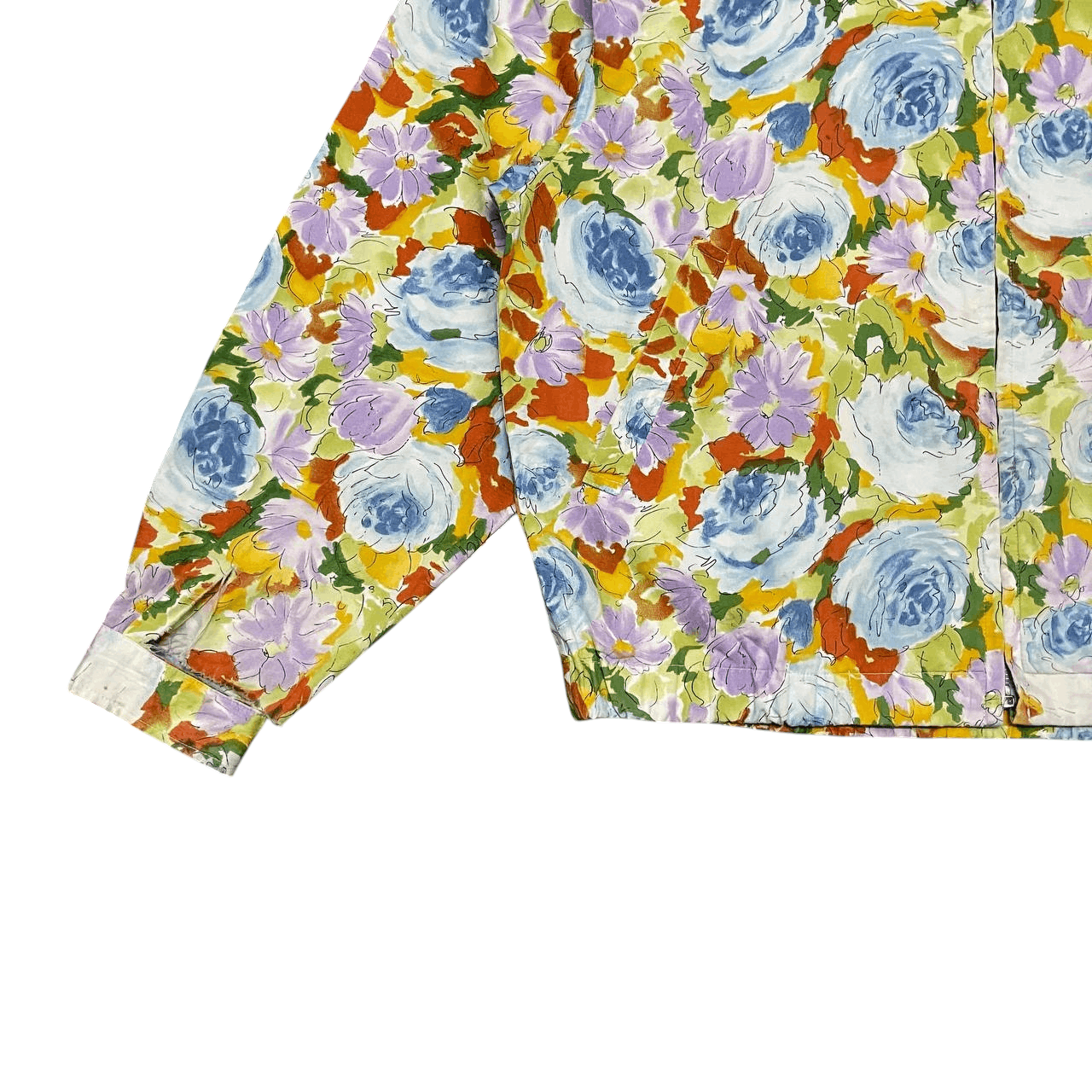 Vintage Vintage B. Becker Floral Print Zipper Jacket Size US L / EU 52-54 / 3 - 3 Thumbnail