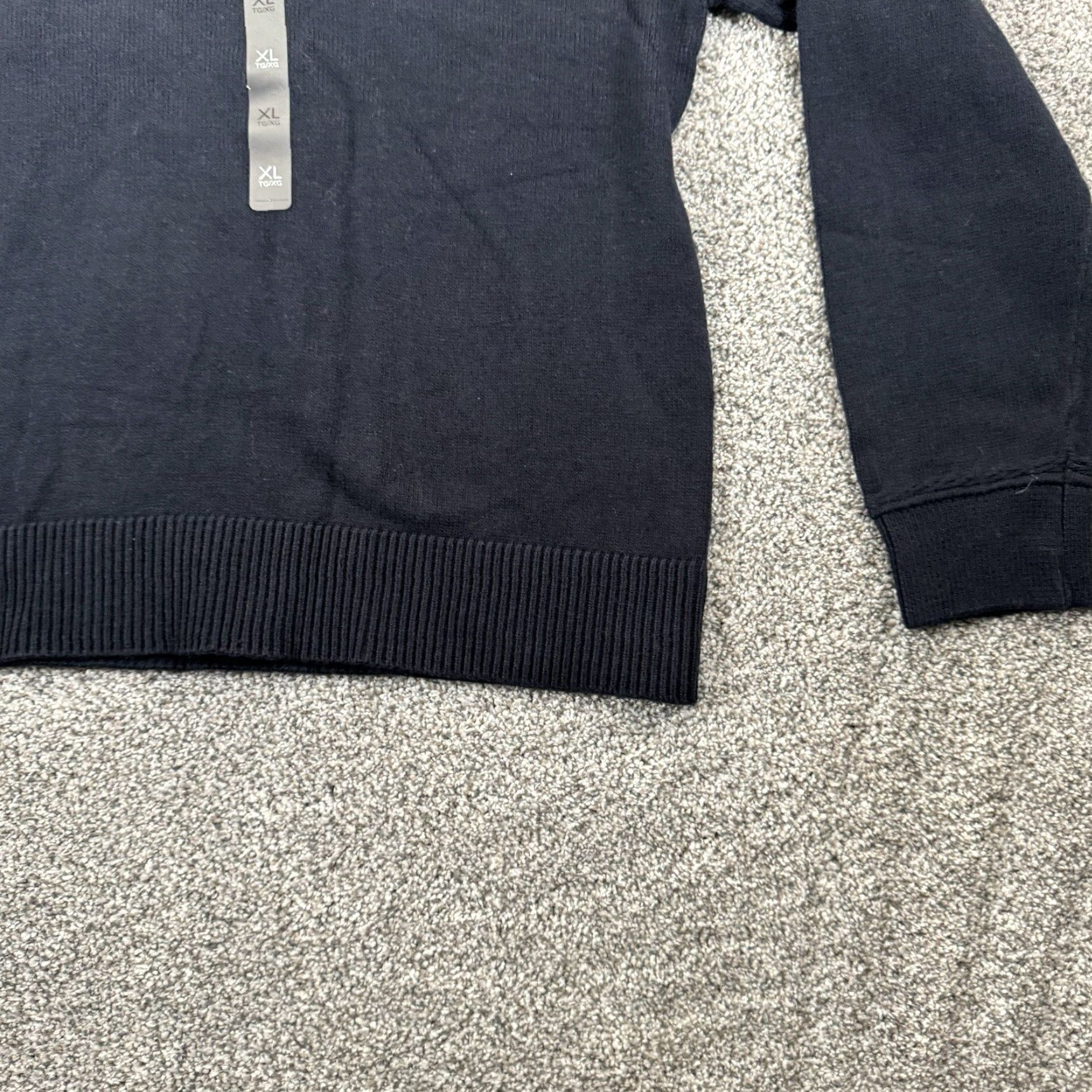 Tommy Hilfiger Tommy Hilfiger Sweater Womens XL Relaxed Mockneck Academia Preppy Navy Blue Knit Pullover Size XL / US 12-14 / IT 48-50 - 3 Thumbnail