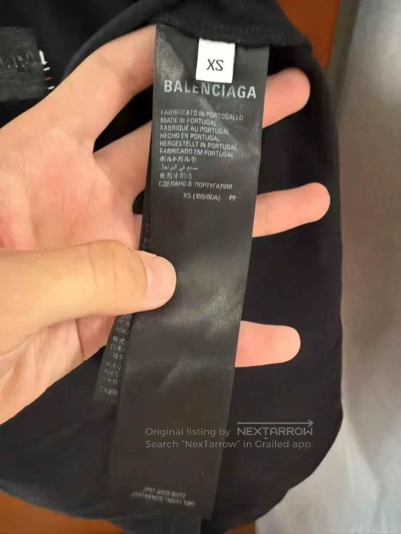 Balenciaga Balenciaga Tape Cola Short Sleeve Size US XS / EU 42 / 0 - 4 Thumbnail