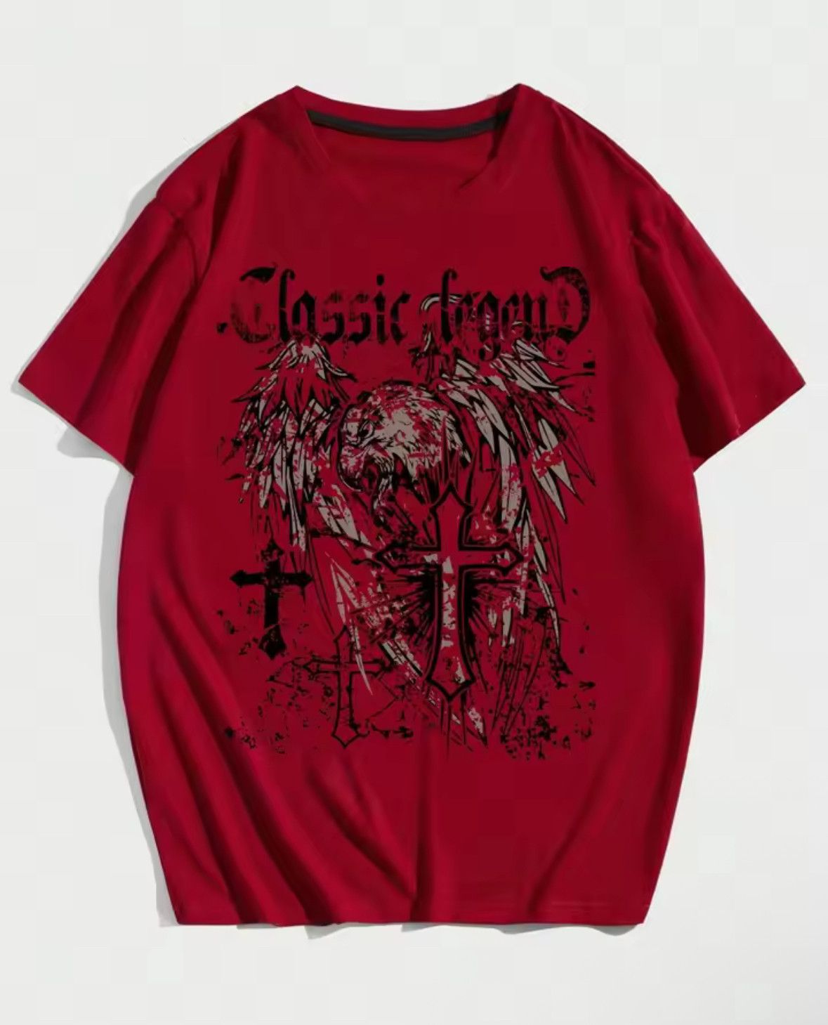 Other Y2K Streetwear Goth Fashion Red T-Shirt Punk Graphic Tees Size US L / EU 52-54 / 3 - 1 Thumbnail