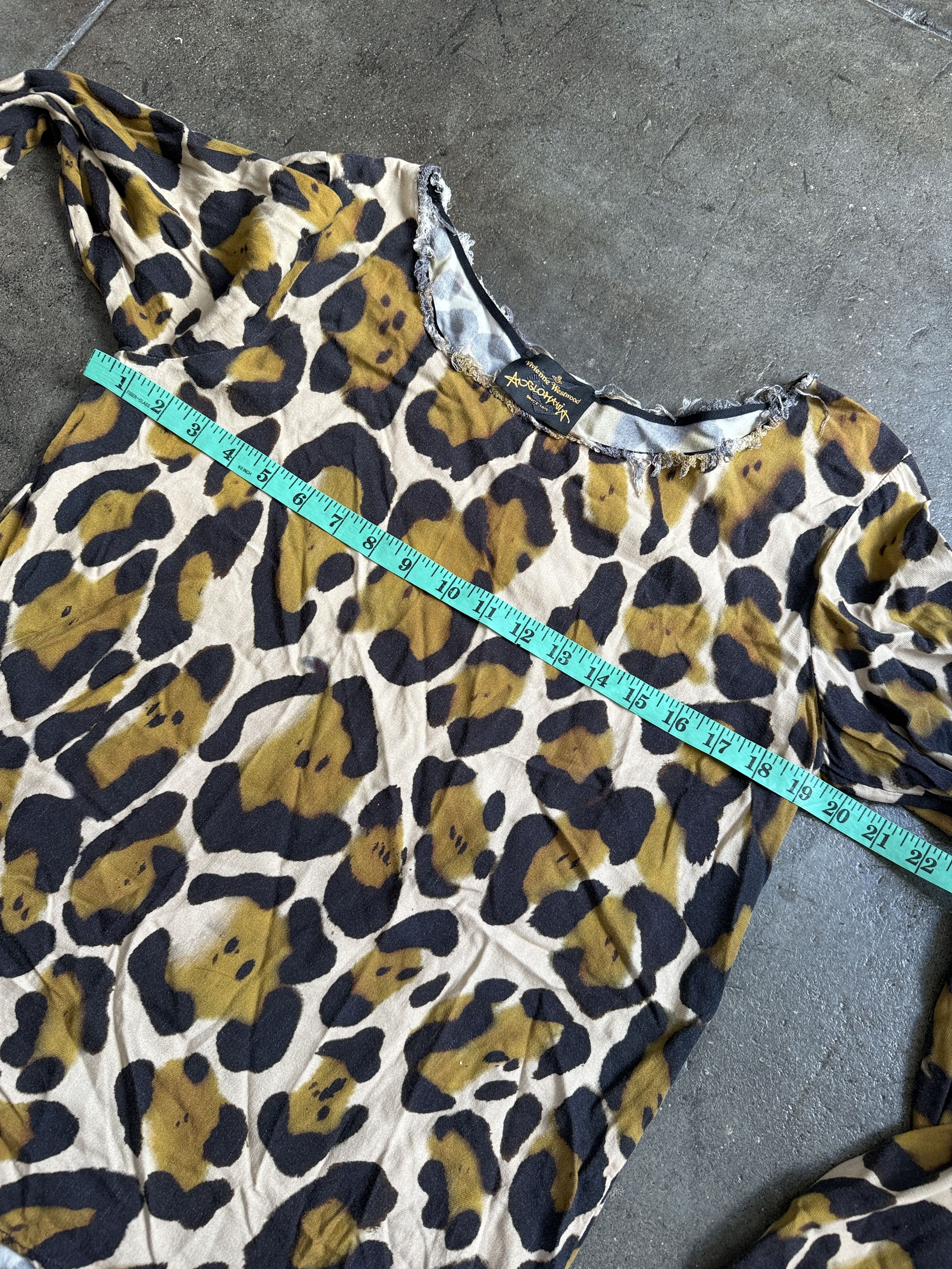 Vivienne Westwood Anglomania 2017 Viscose Leopard Longsleeve Shirt Size M / US 6-8 / IT 42-44 - 6 Thumbnail