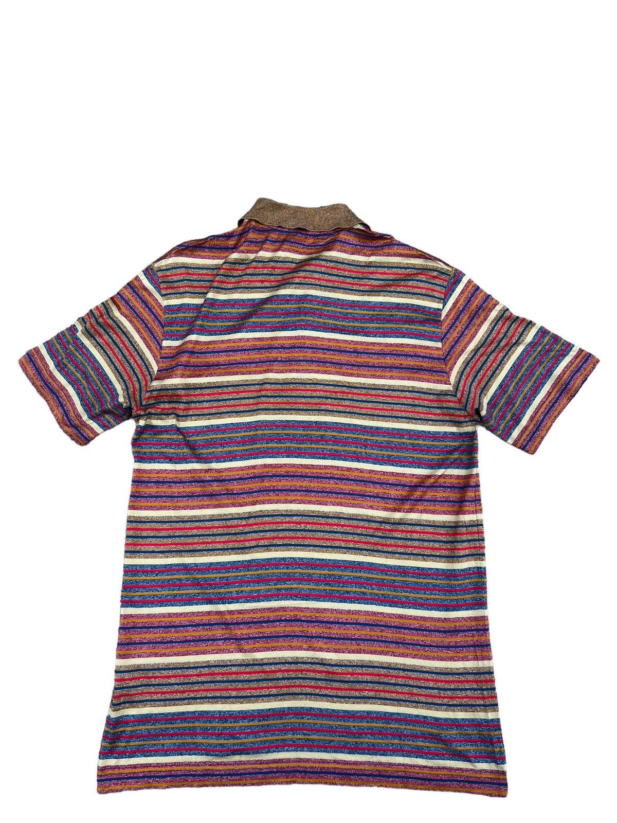 Missoni Vintage Missoni Sport Italy Striped Polo Shirt Size US S / EU 44-46 / 1 - 2 Thumbnail